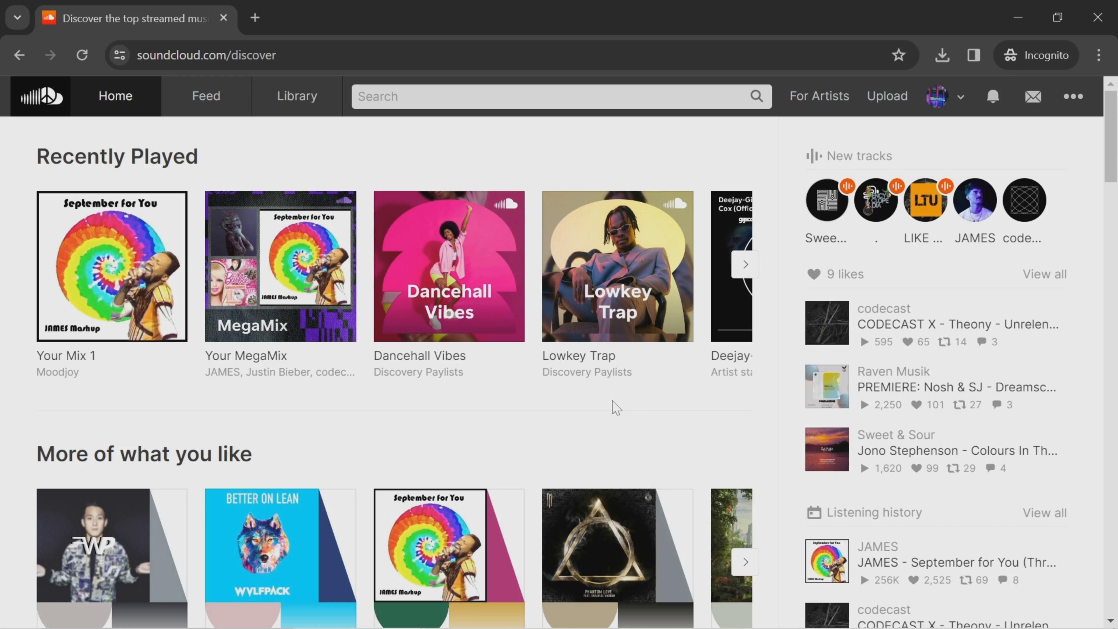 SoundCloud screenshot