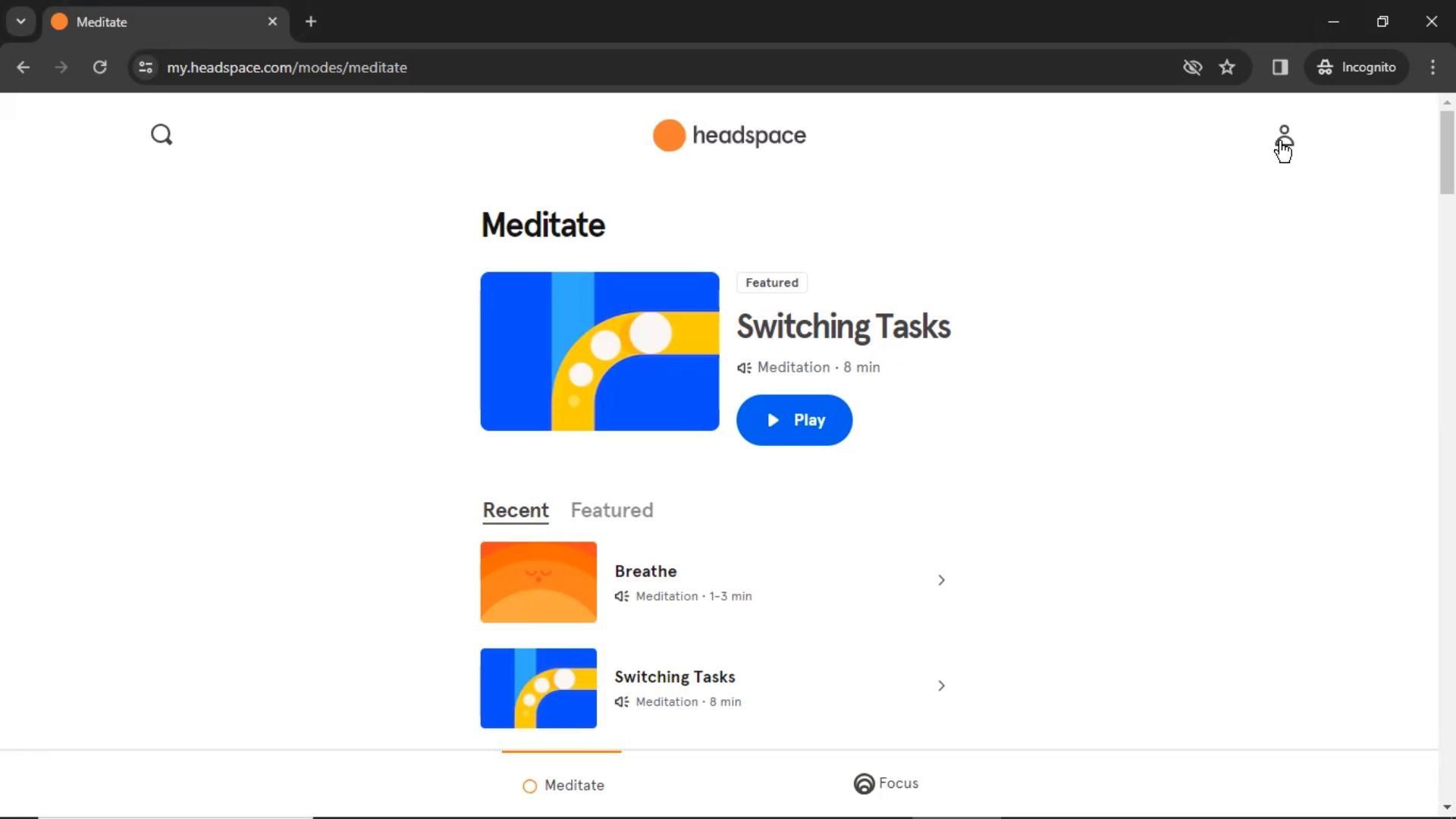 Logging out on Headspace video thumbnail