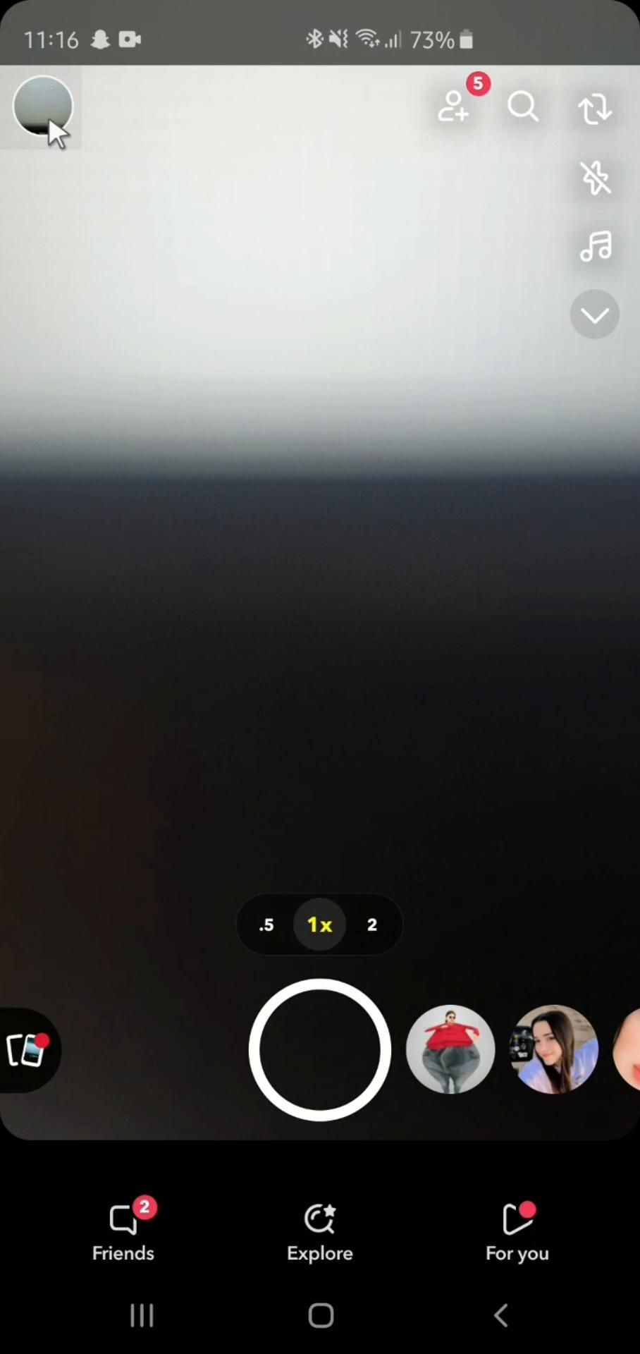 Deleting countdown on Snapchat video thumbnail