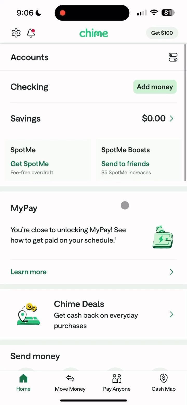 Linking a bank account on Chime video thumbnail