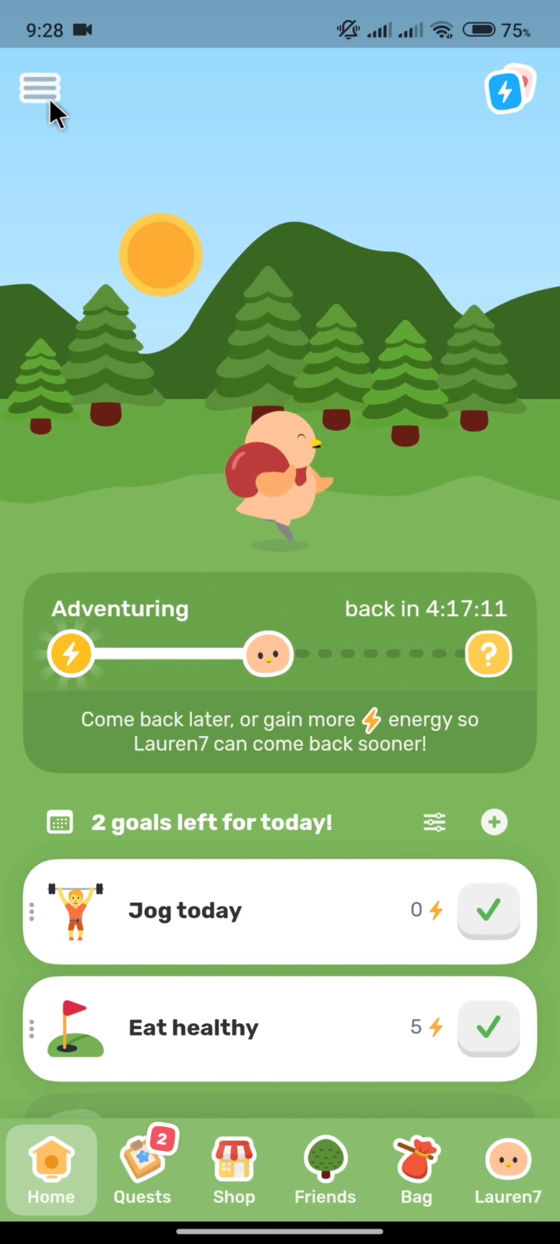 Finch screenshot