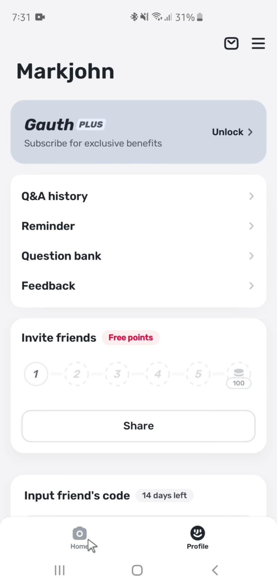 Gauth screenshot
