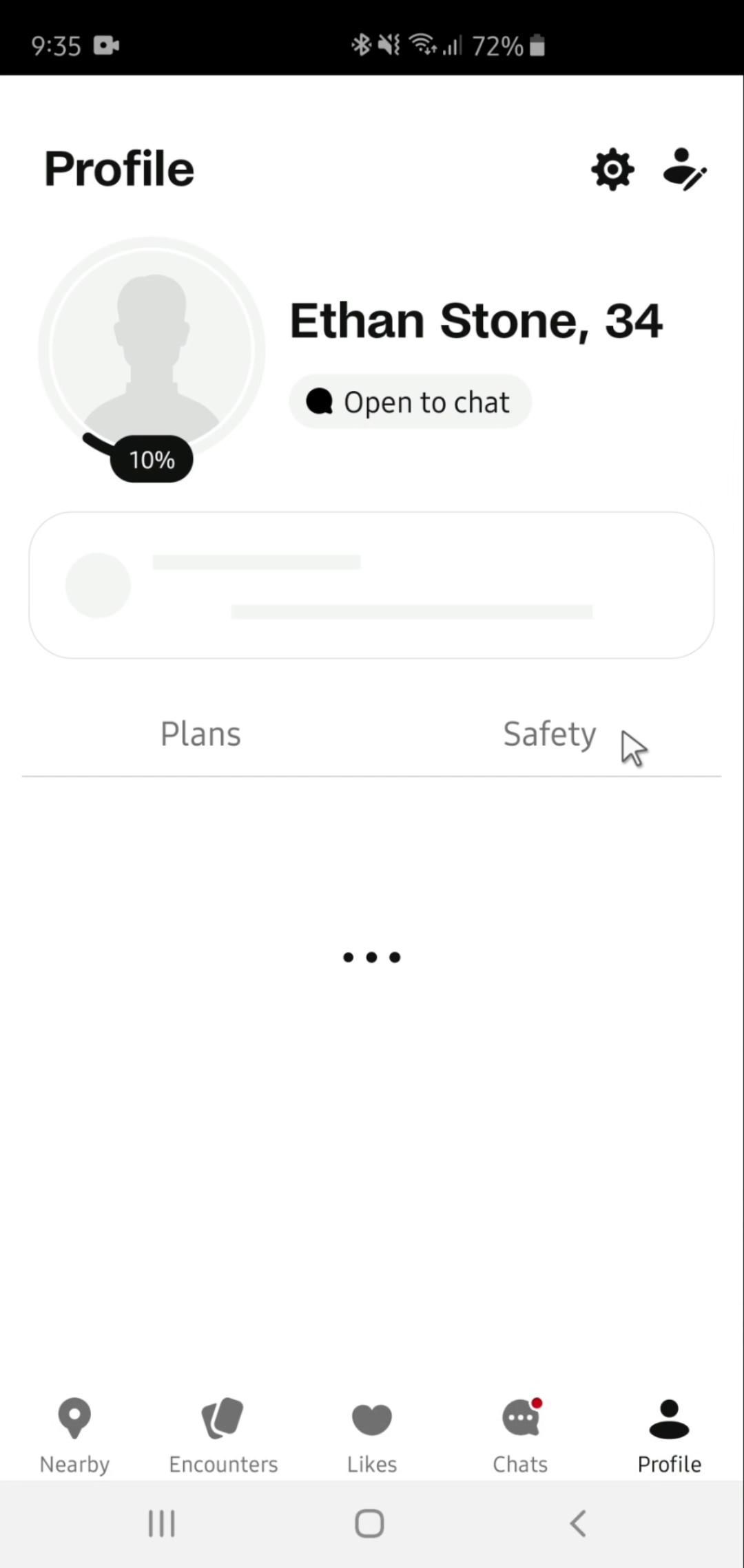 Updating profile picture on Badoo video thumbnail