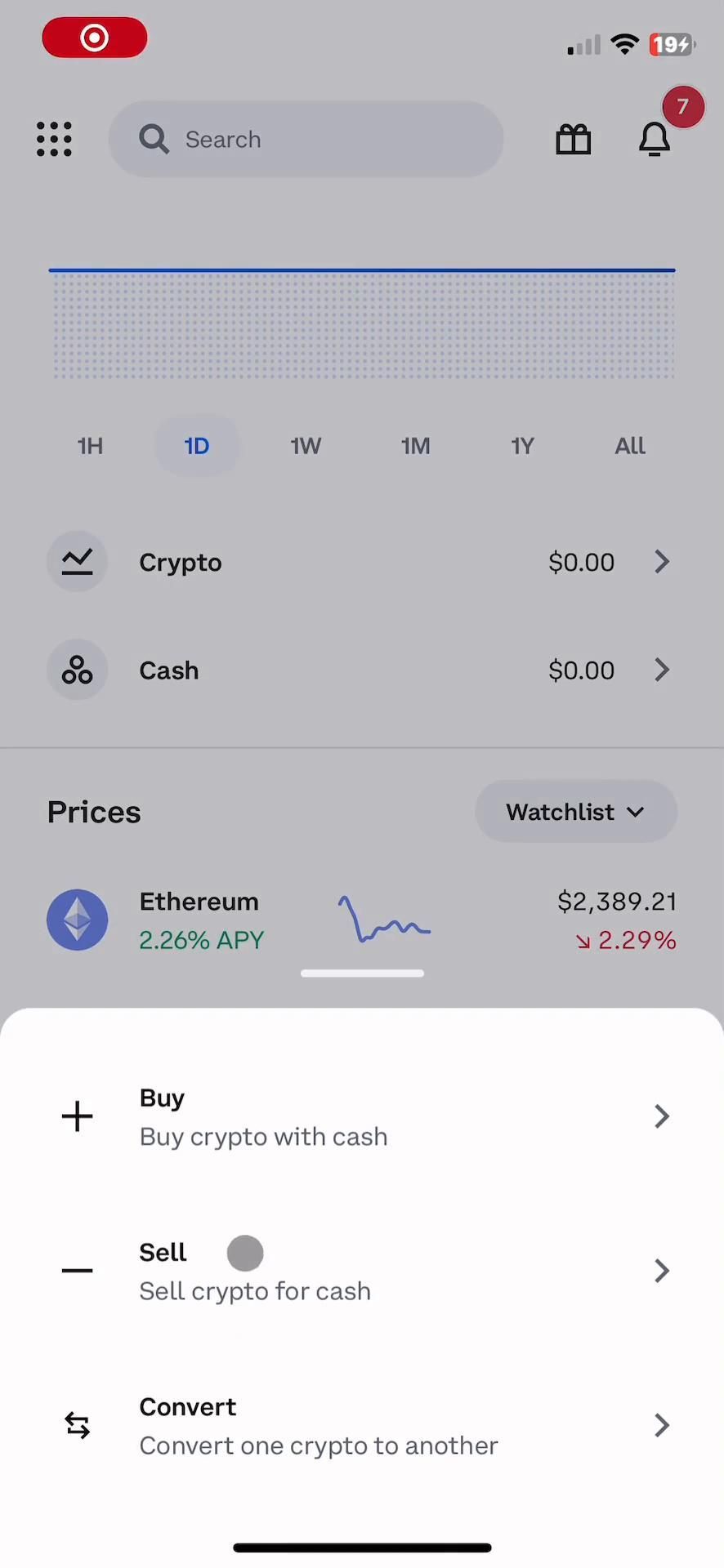 Buying crypto currency on Coinbase video thumbnail