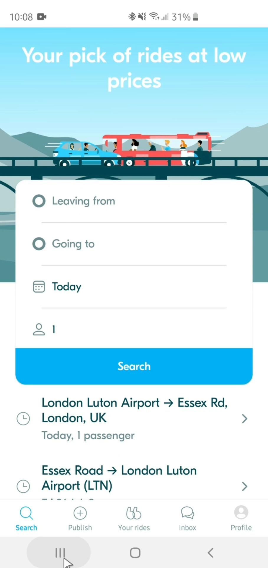 BlaBlaCar screenshot