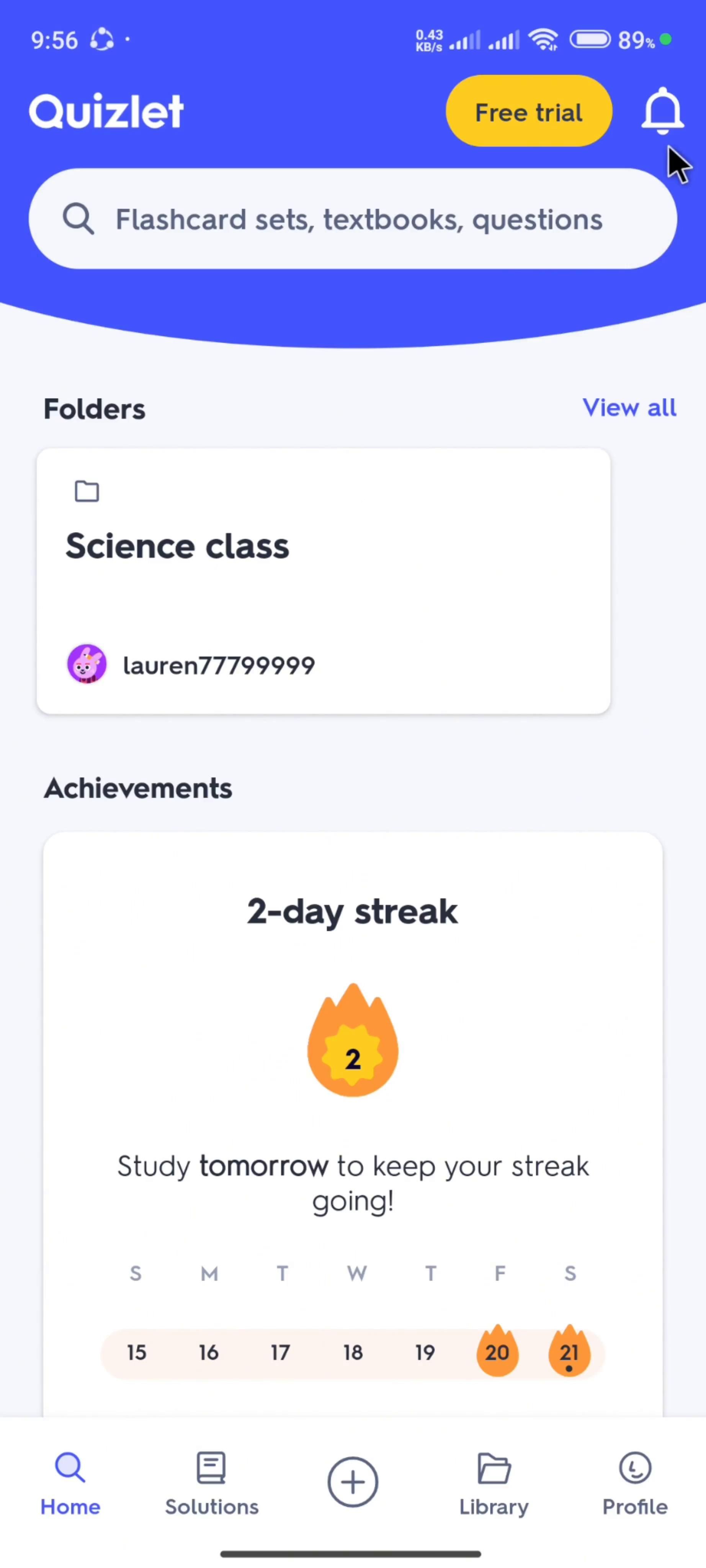 Quizlet screenshot