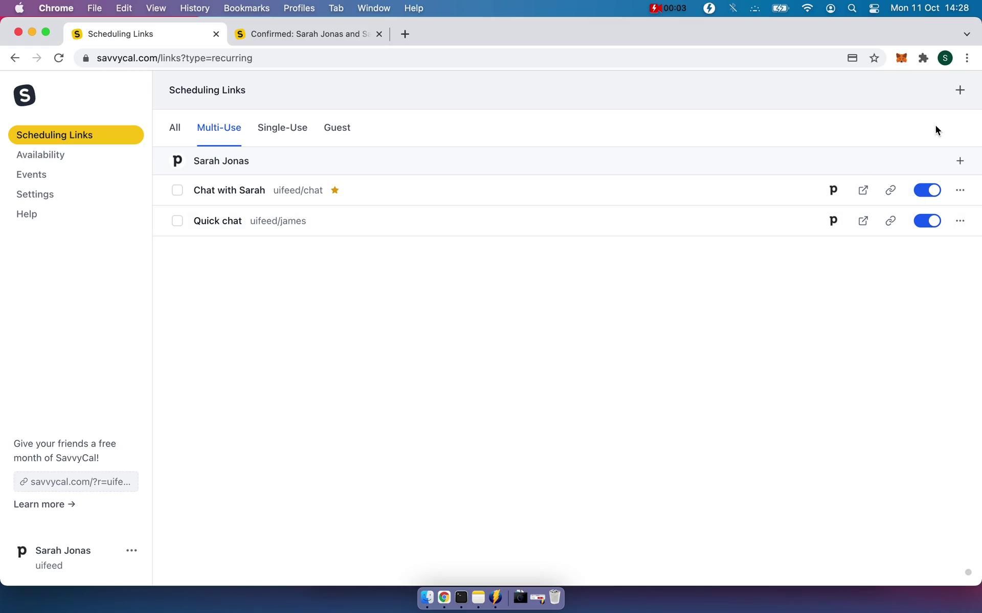 SavvyCal screenshot