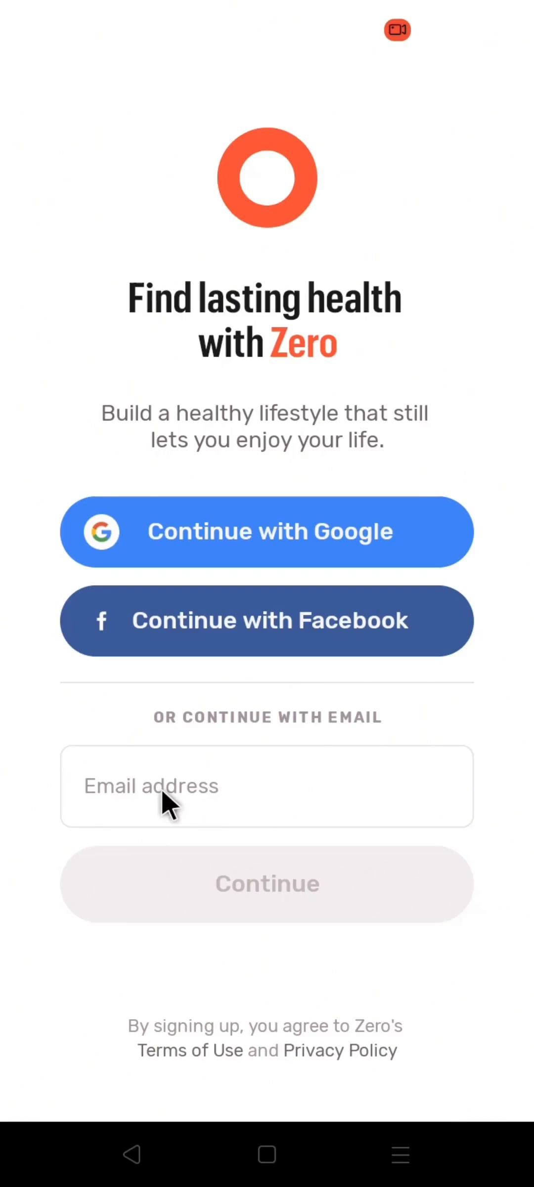 Zero screenshot