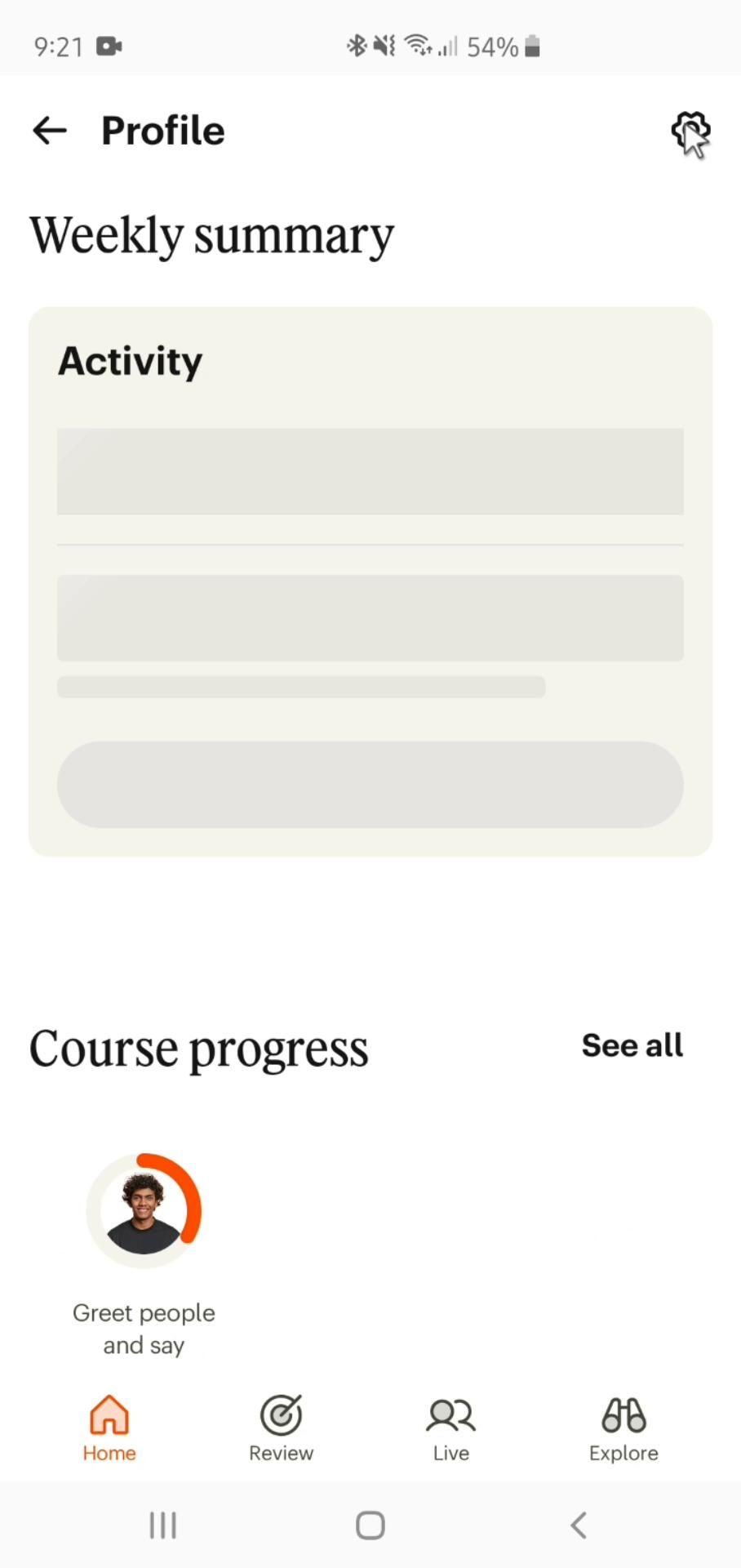 Babbel screenshot