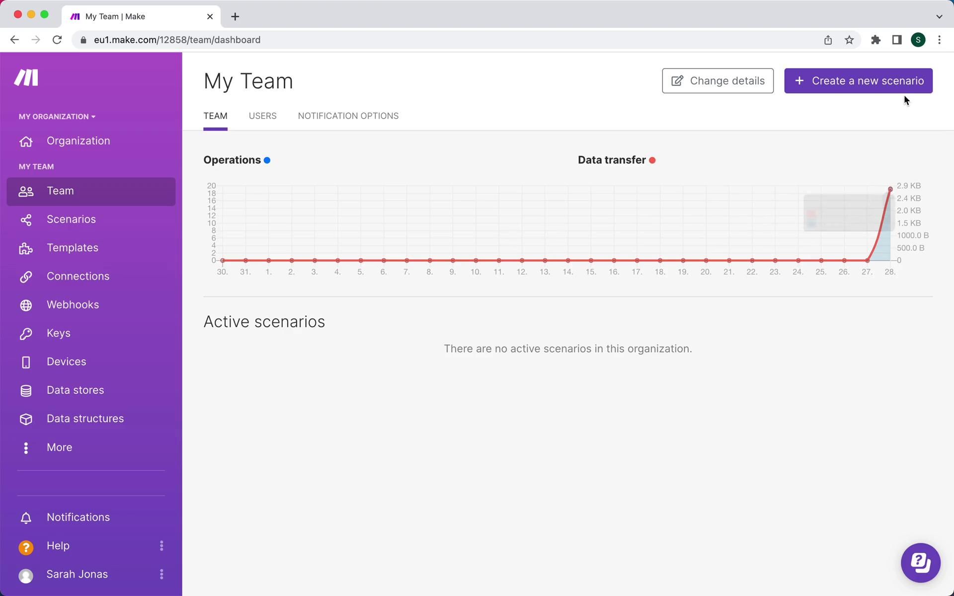 Make.com screenshot