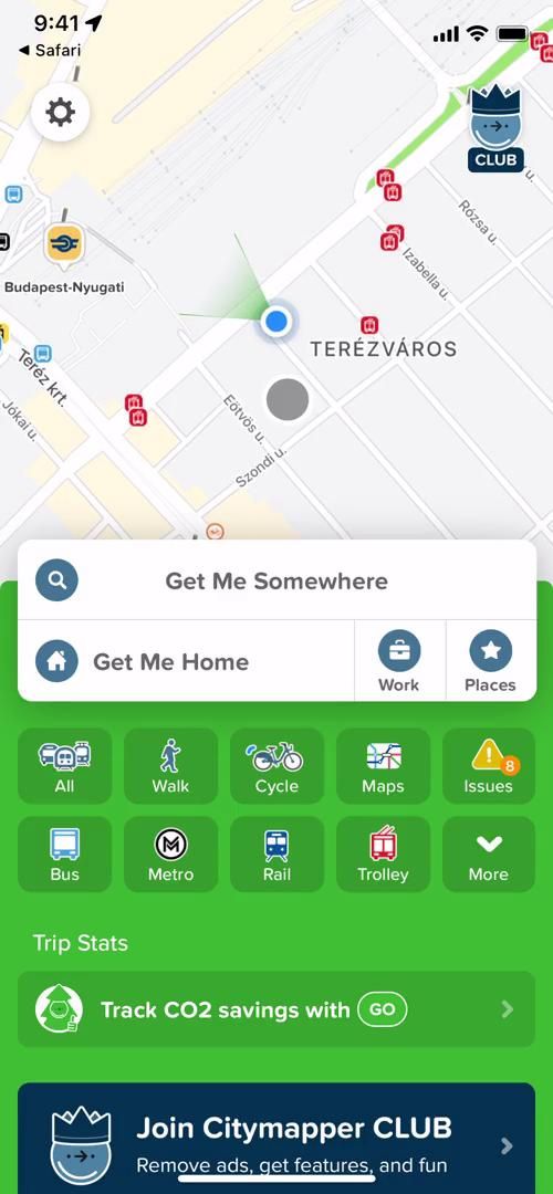 Citymapper screenshot