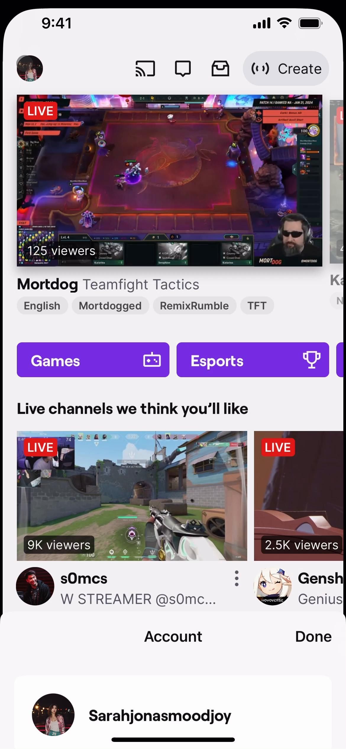 Twitch screenshot