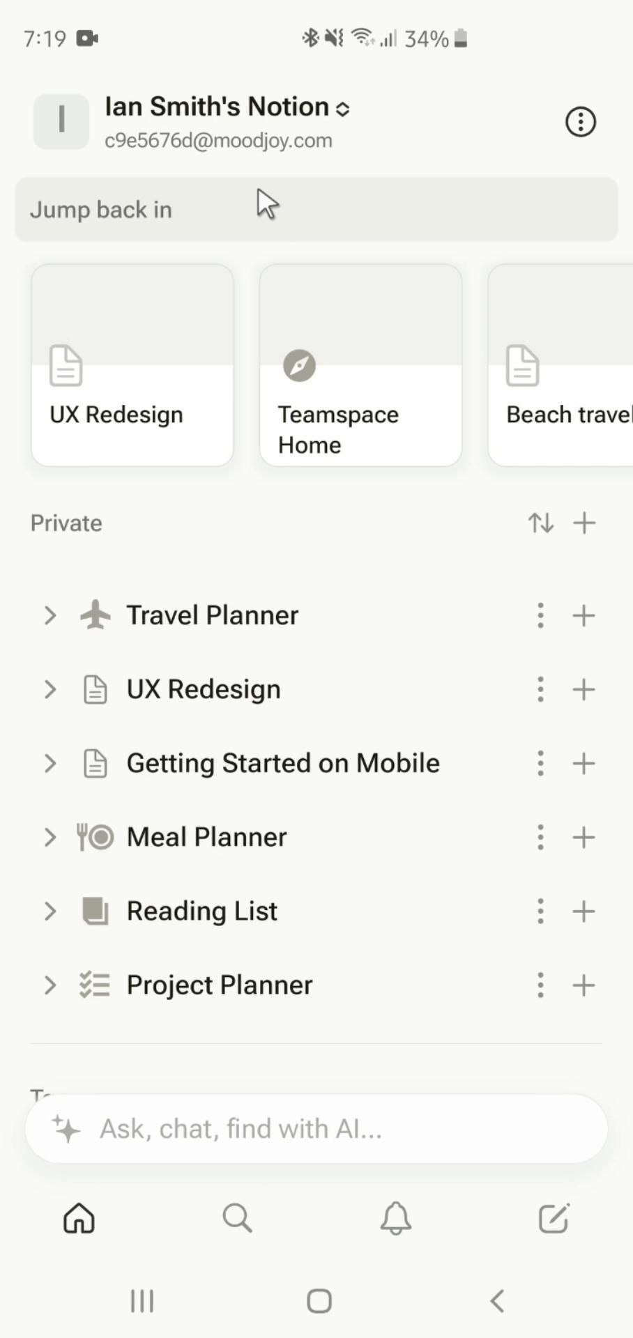 Notion screenshot