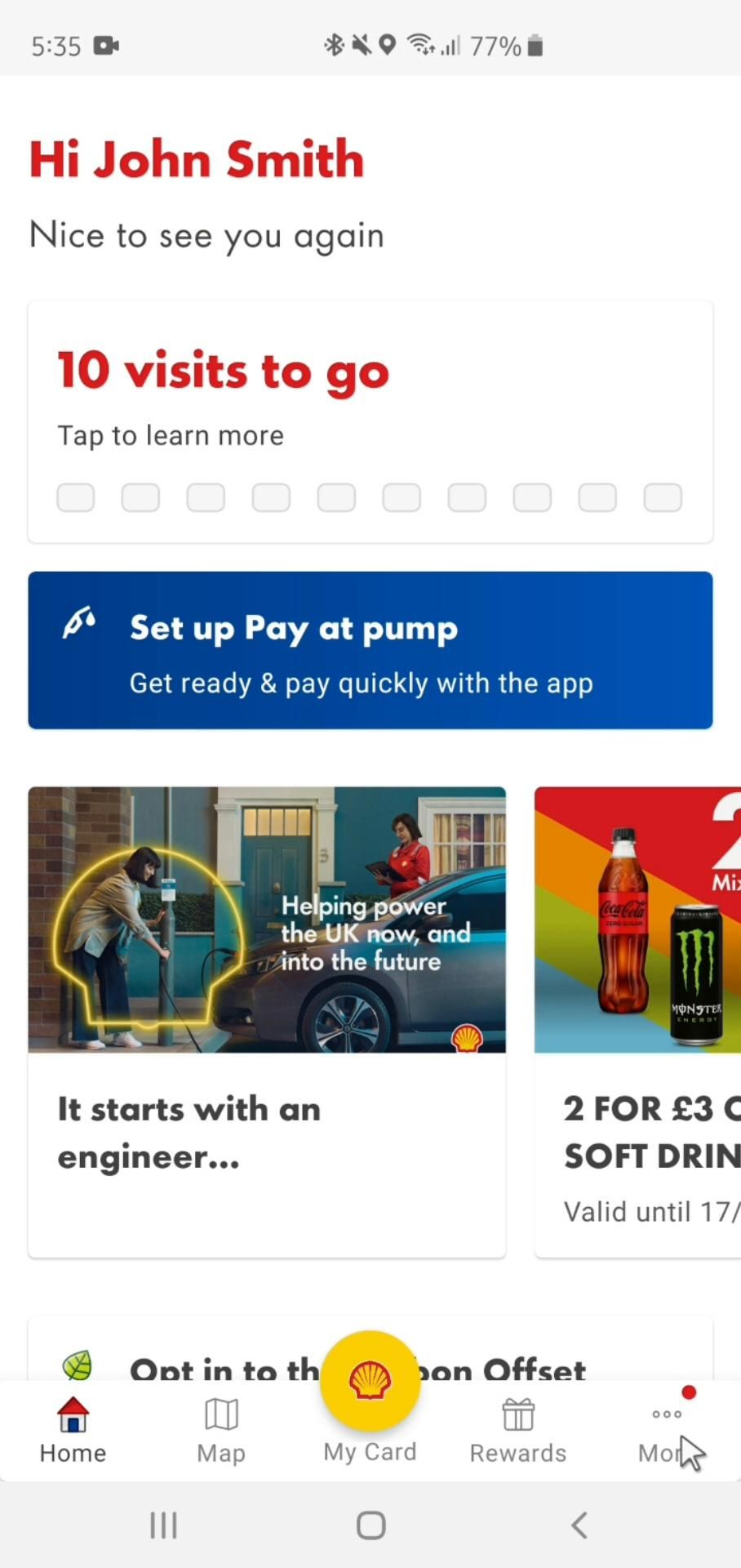 Shell screenshot