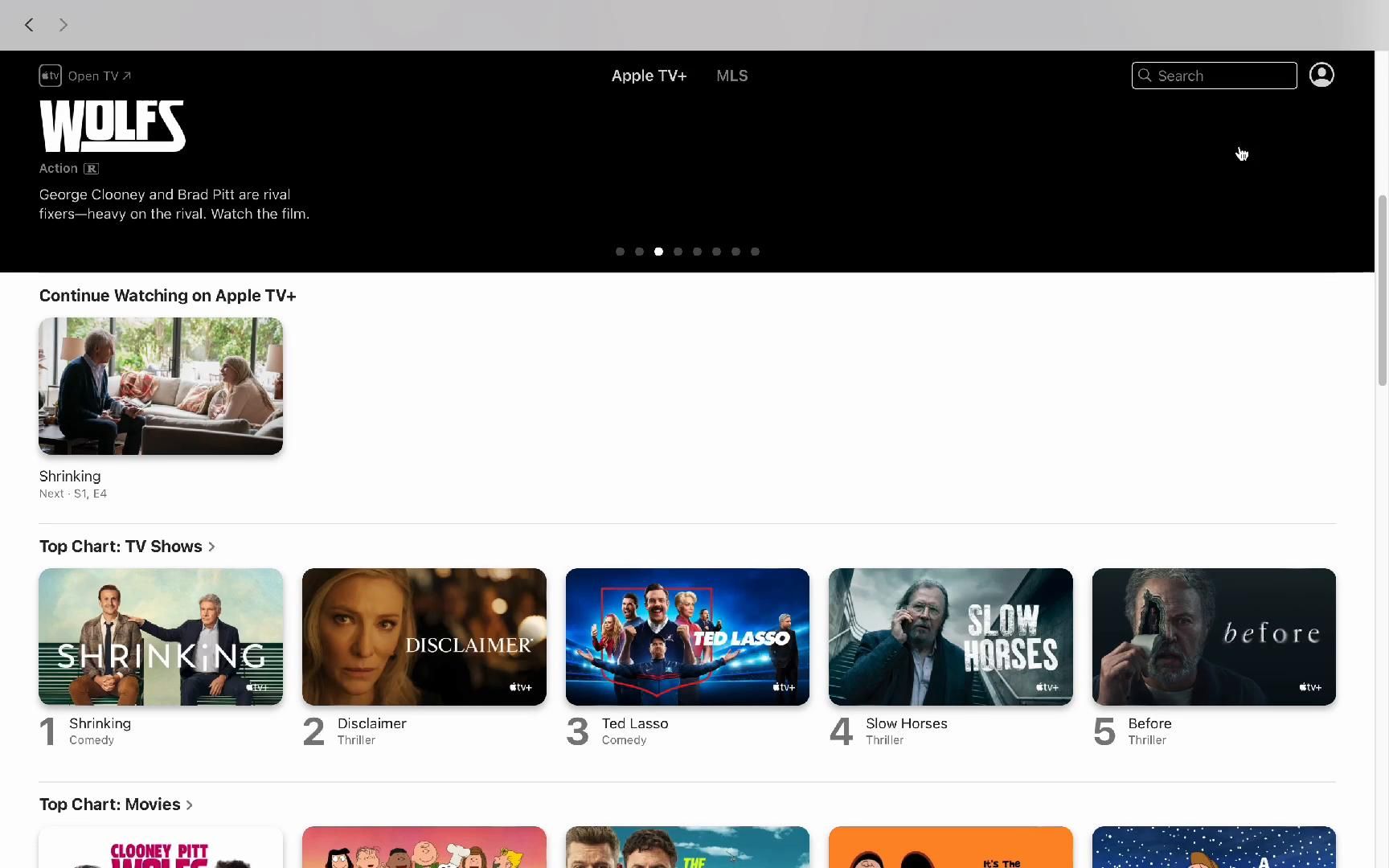 Apple TV screenshot