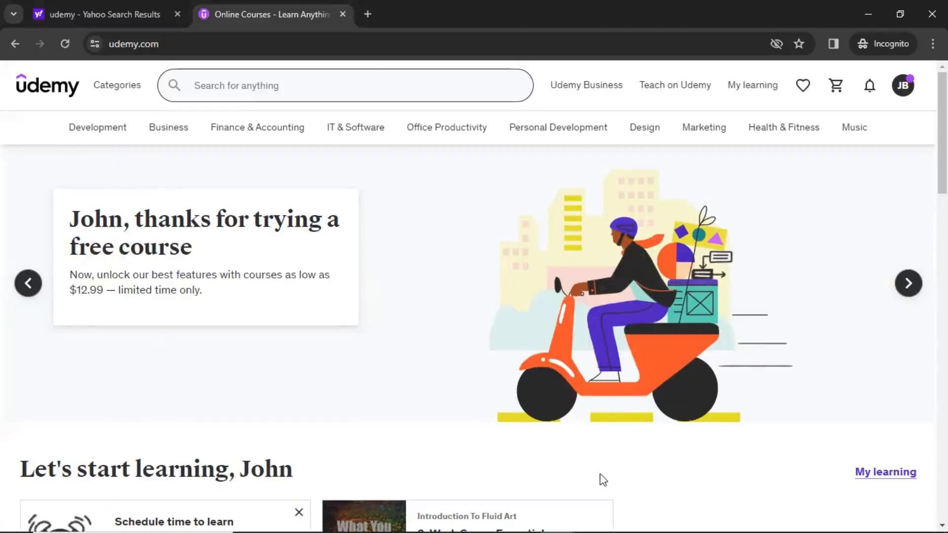 General browsing on Udemy video thumbnail