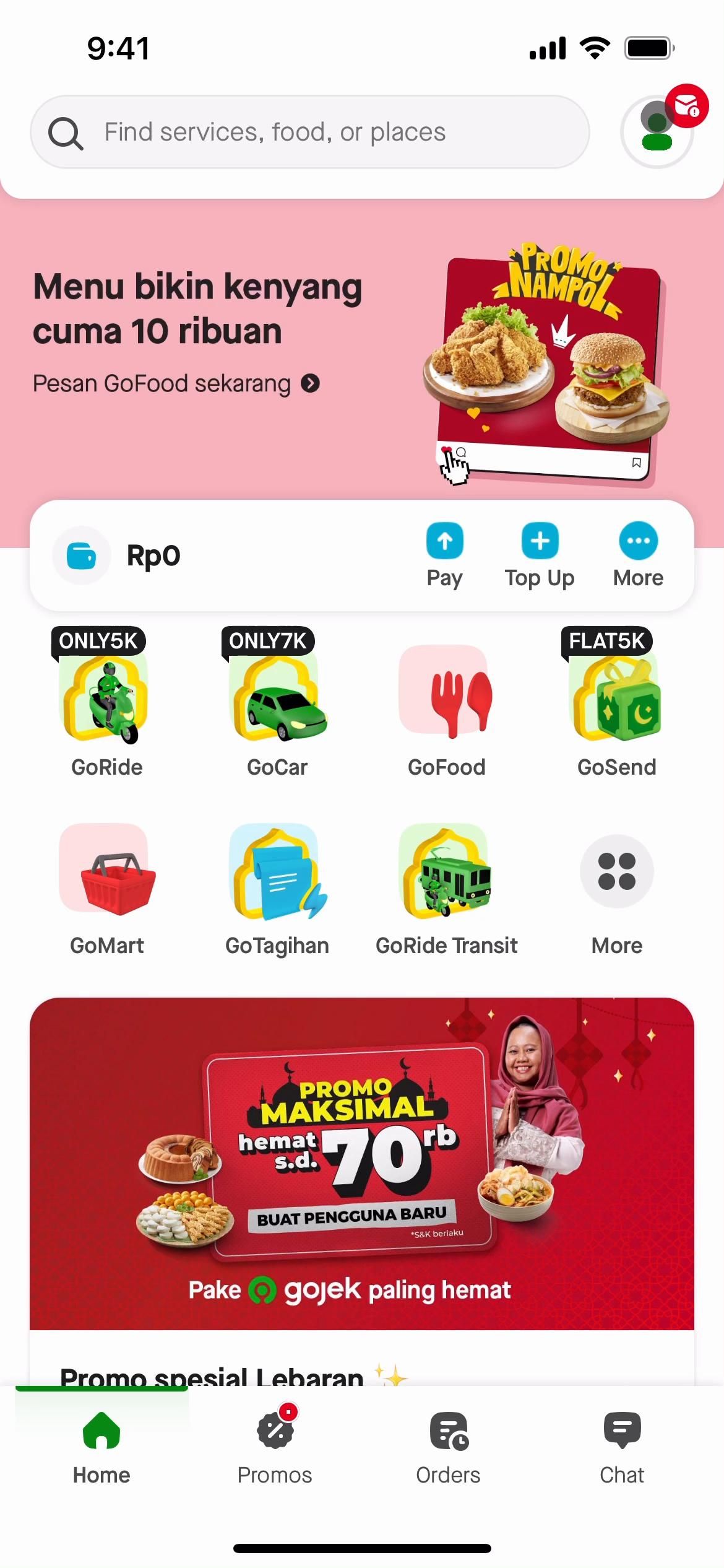 Gojek screenshot