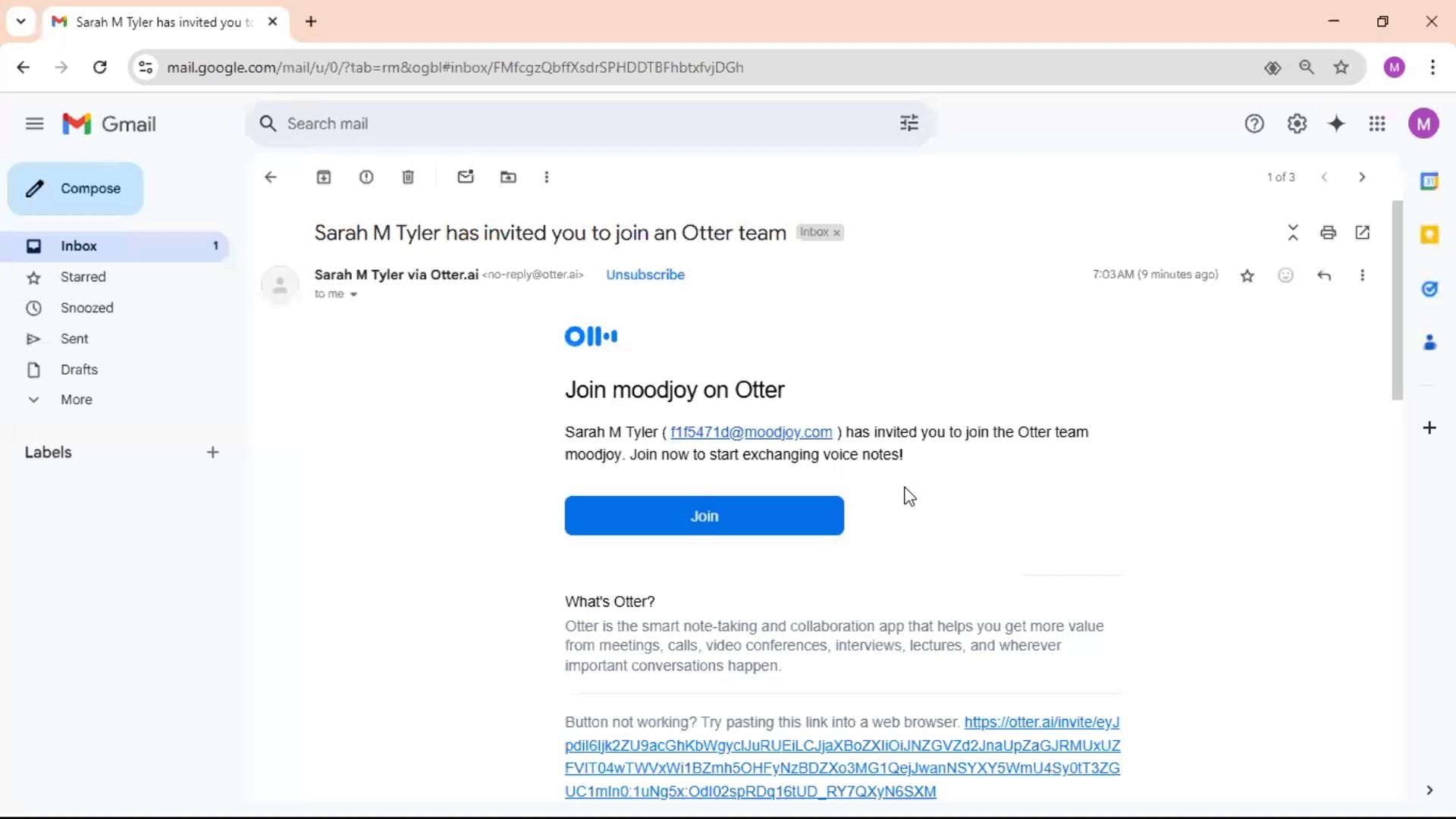 Accepting an invite on Otter.ai video thumbnail