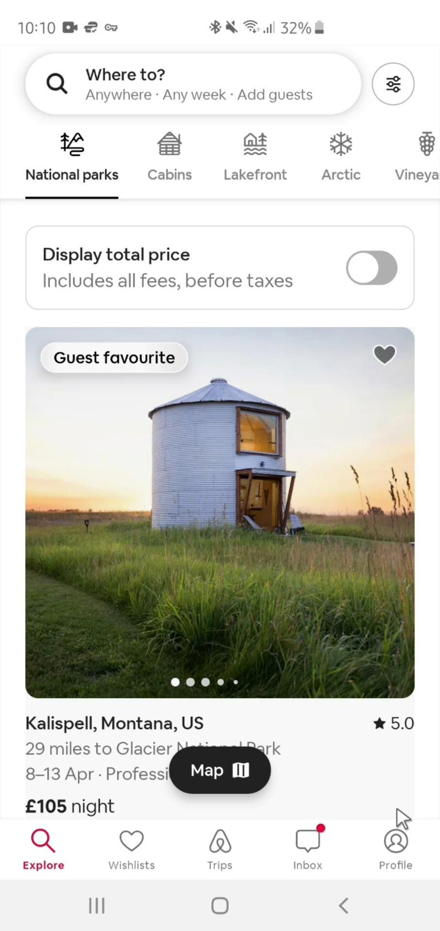 Airbnb screenshot