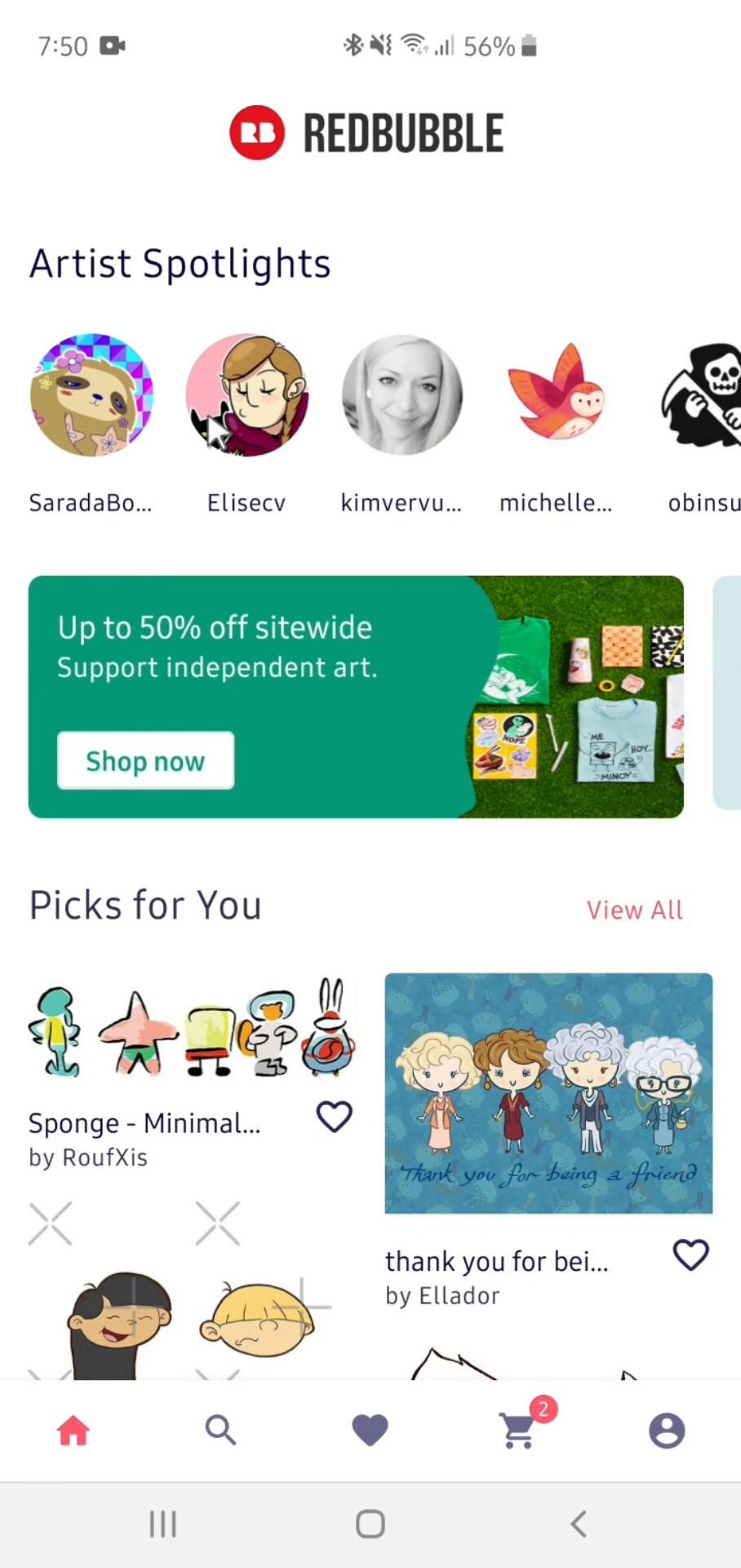 General browsing on Redbubble video thumbnail