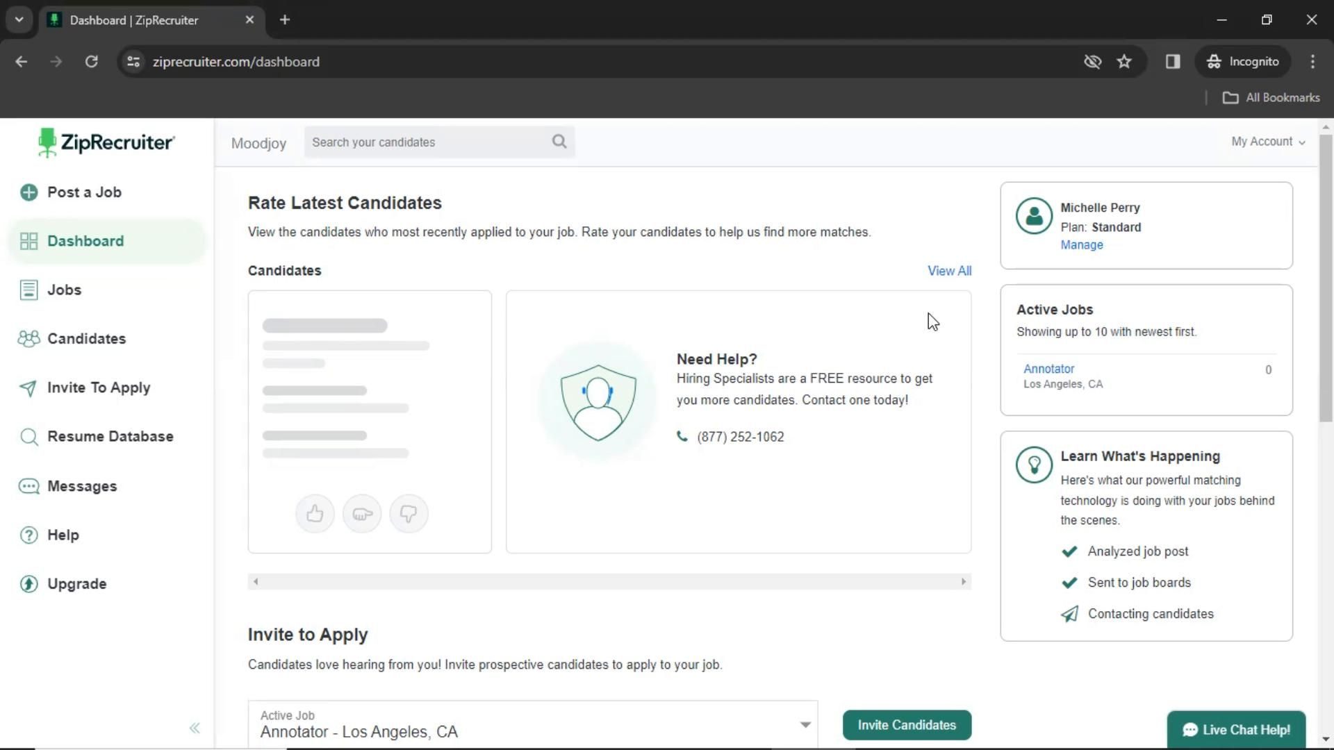 ZipRecruiter screenshot