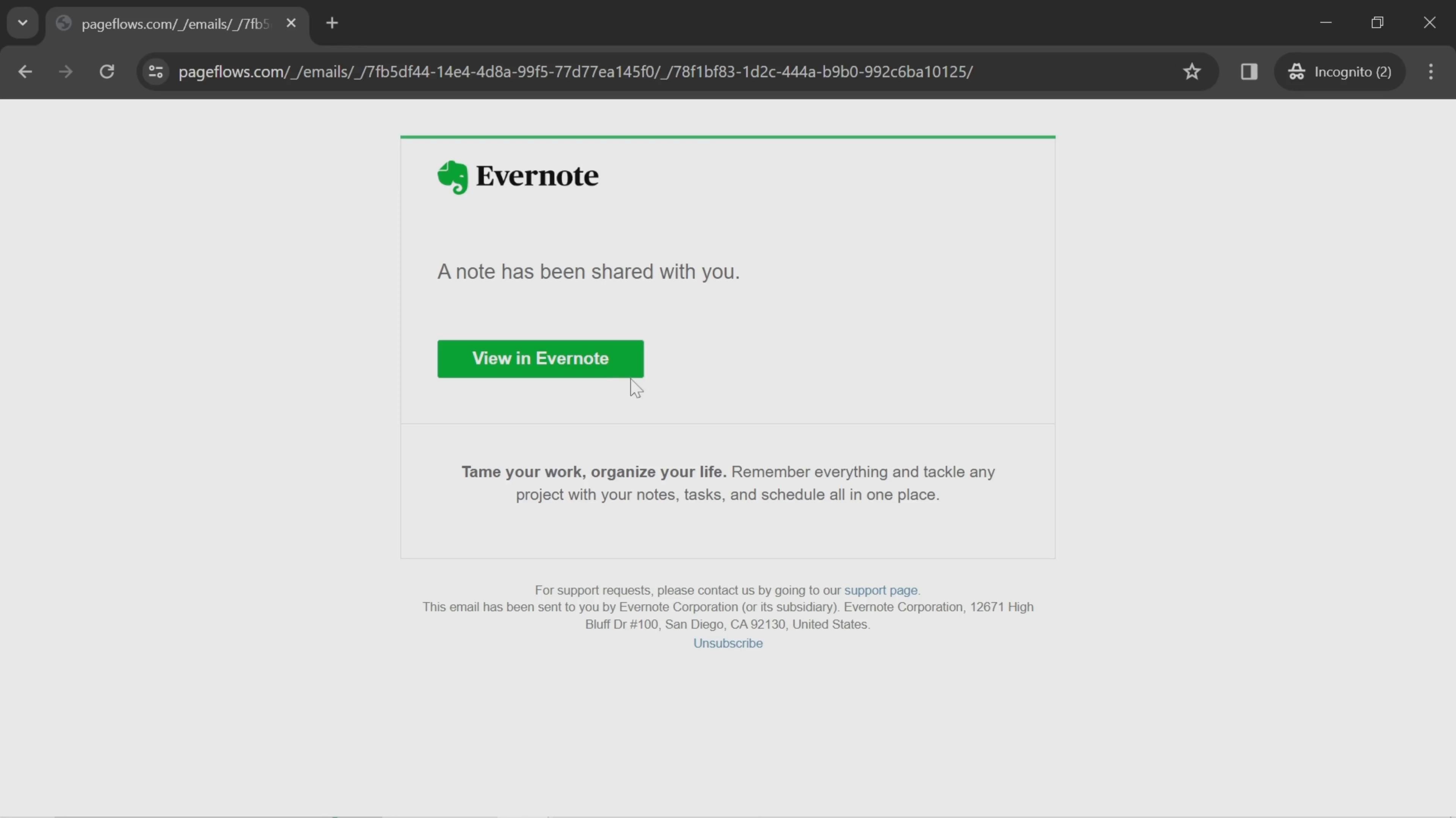 Accepting an invite on Evernote video thumbnail