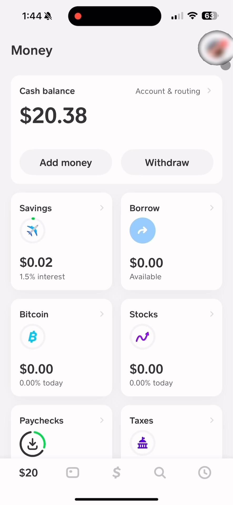 Cash App screenshot
