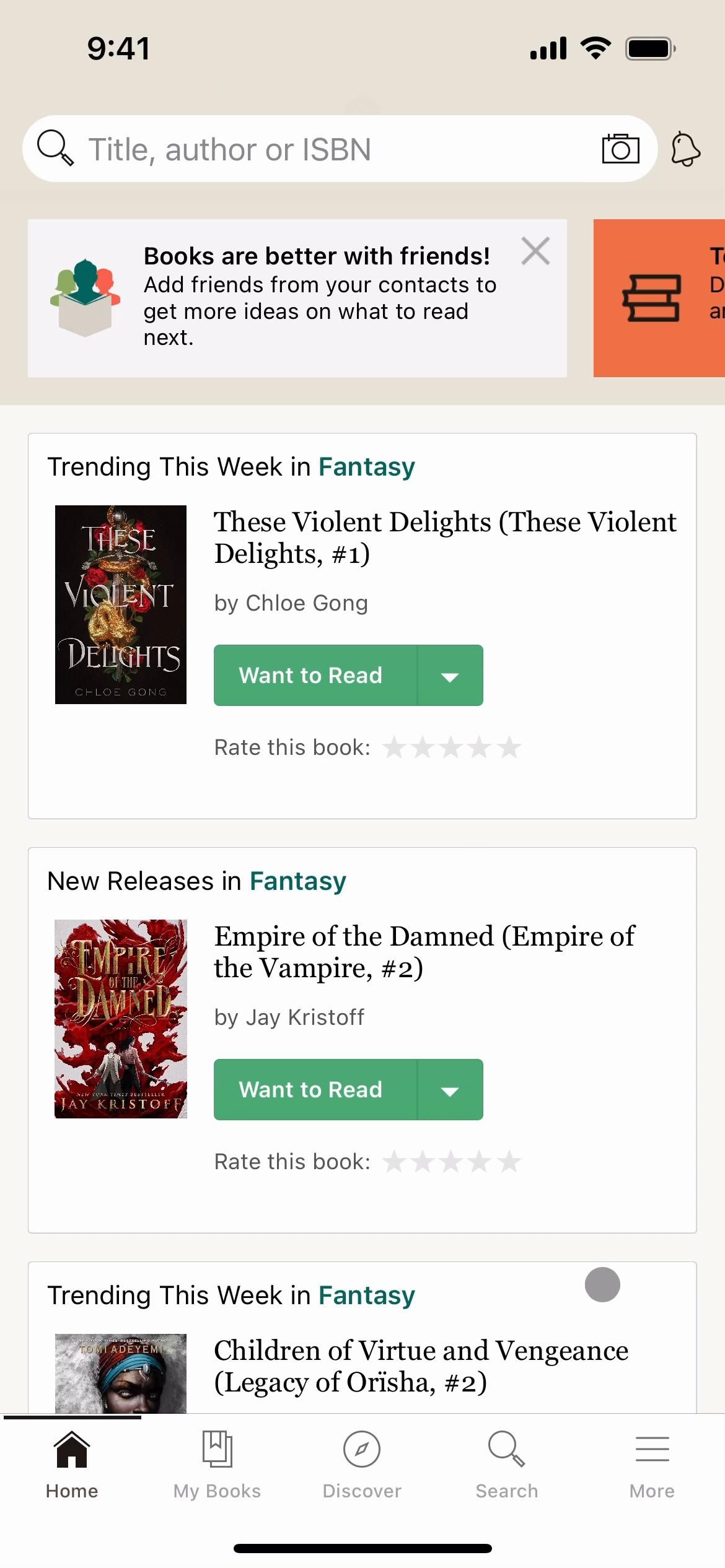 Goodreads screenshot