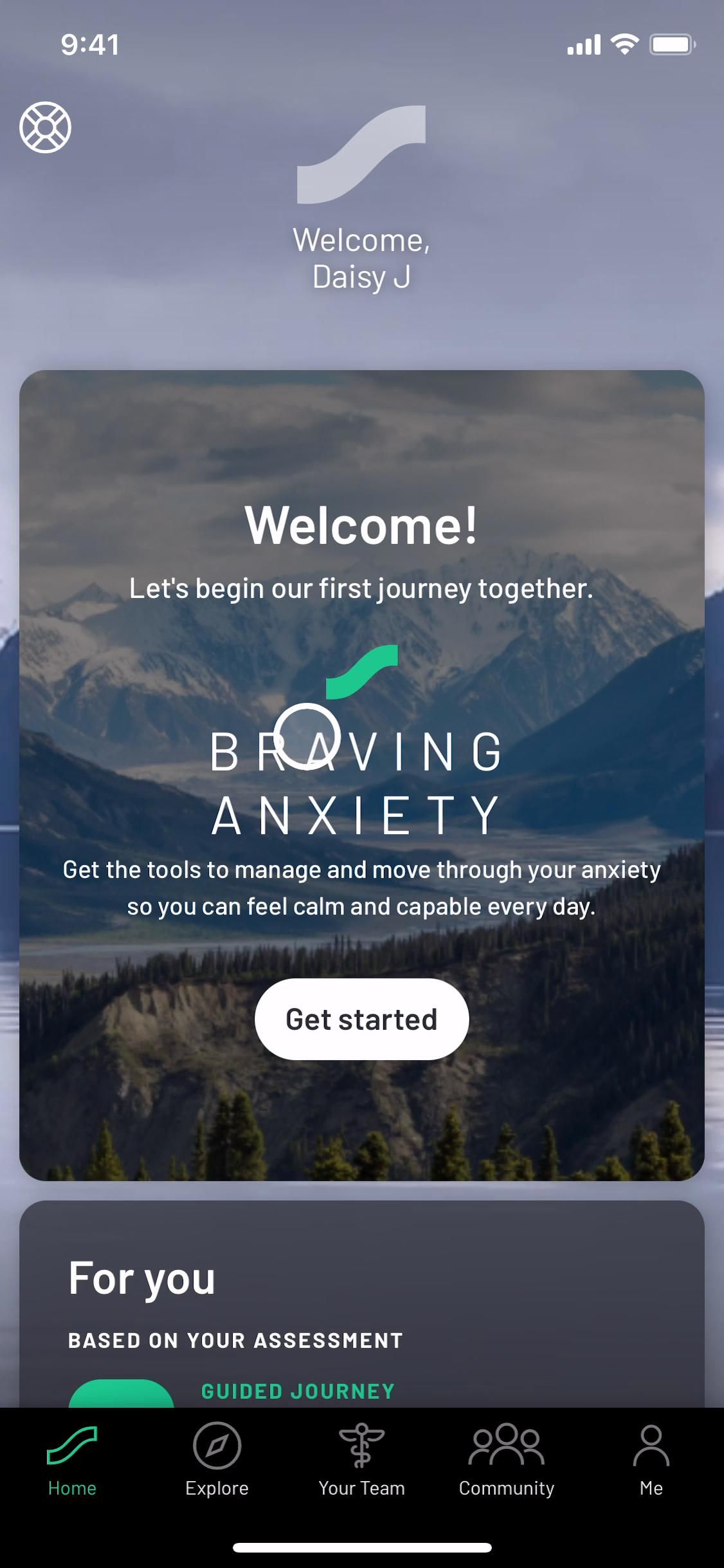 Sanvello screenshot