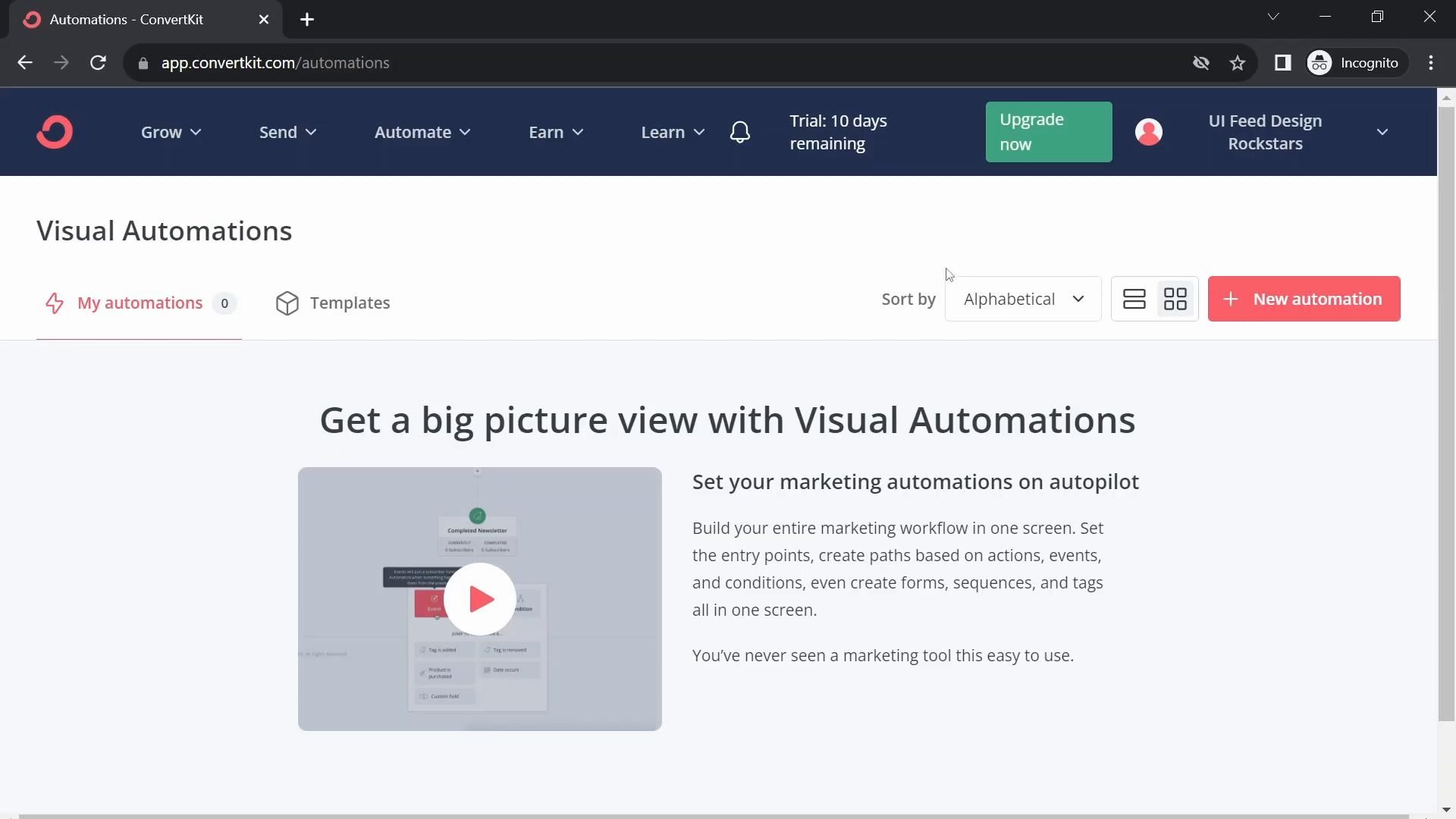 ConvertKit screenshot