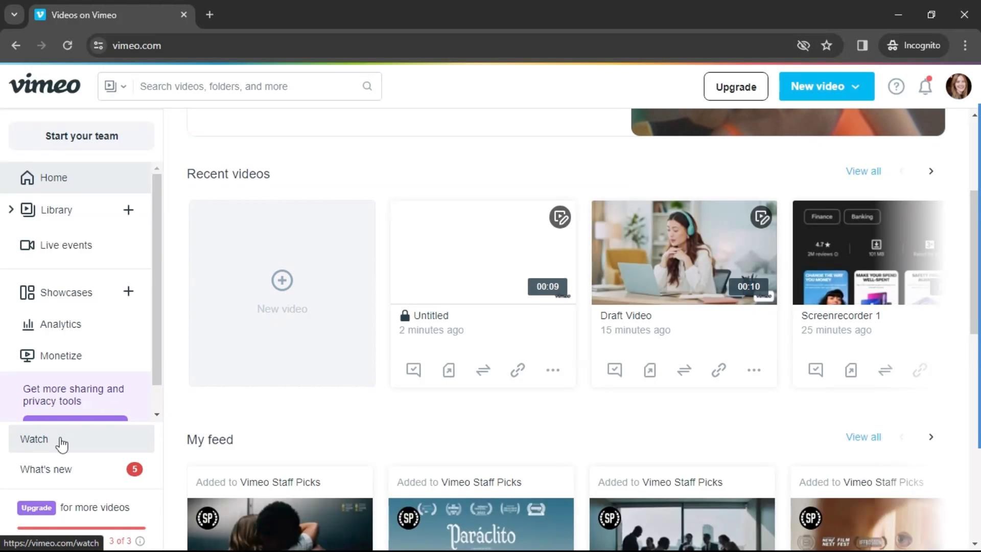 Video preview