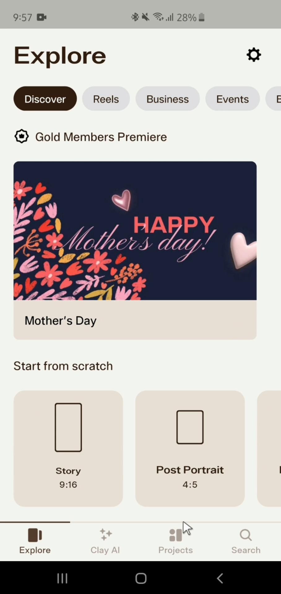Clay - Story Templates screenshot