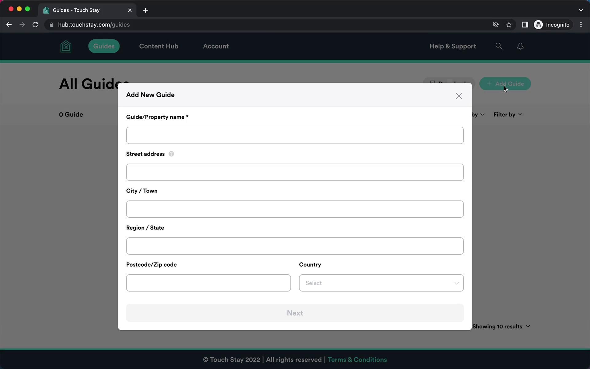 Touch Stay screenshot