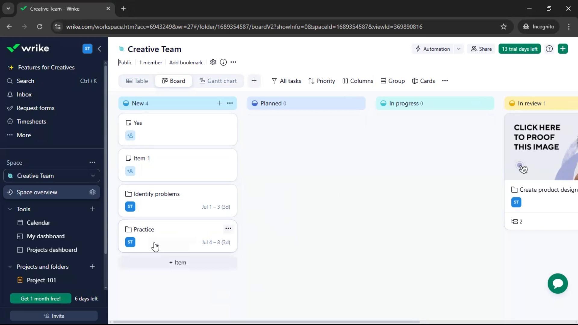 Creating a project on Wrike video thumbnail