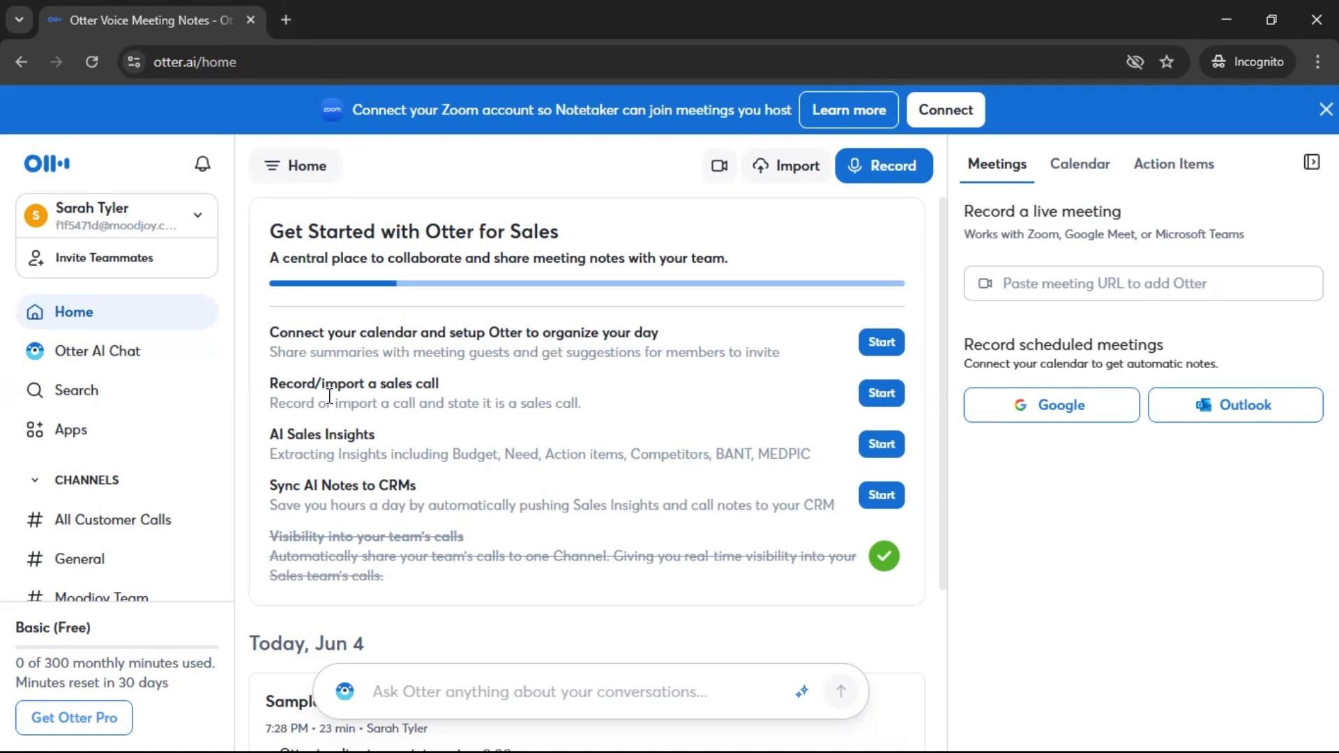 Adding a member on Otter.ai video thumbnail