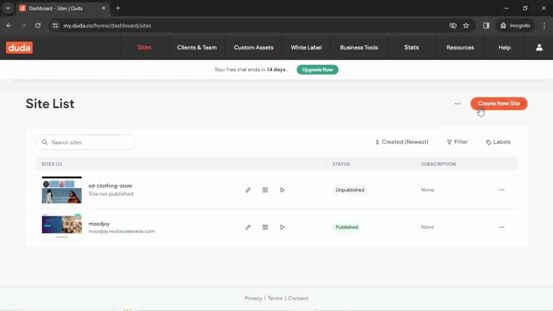 Creating a website on Duda video thumbnail