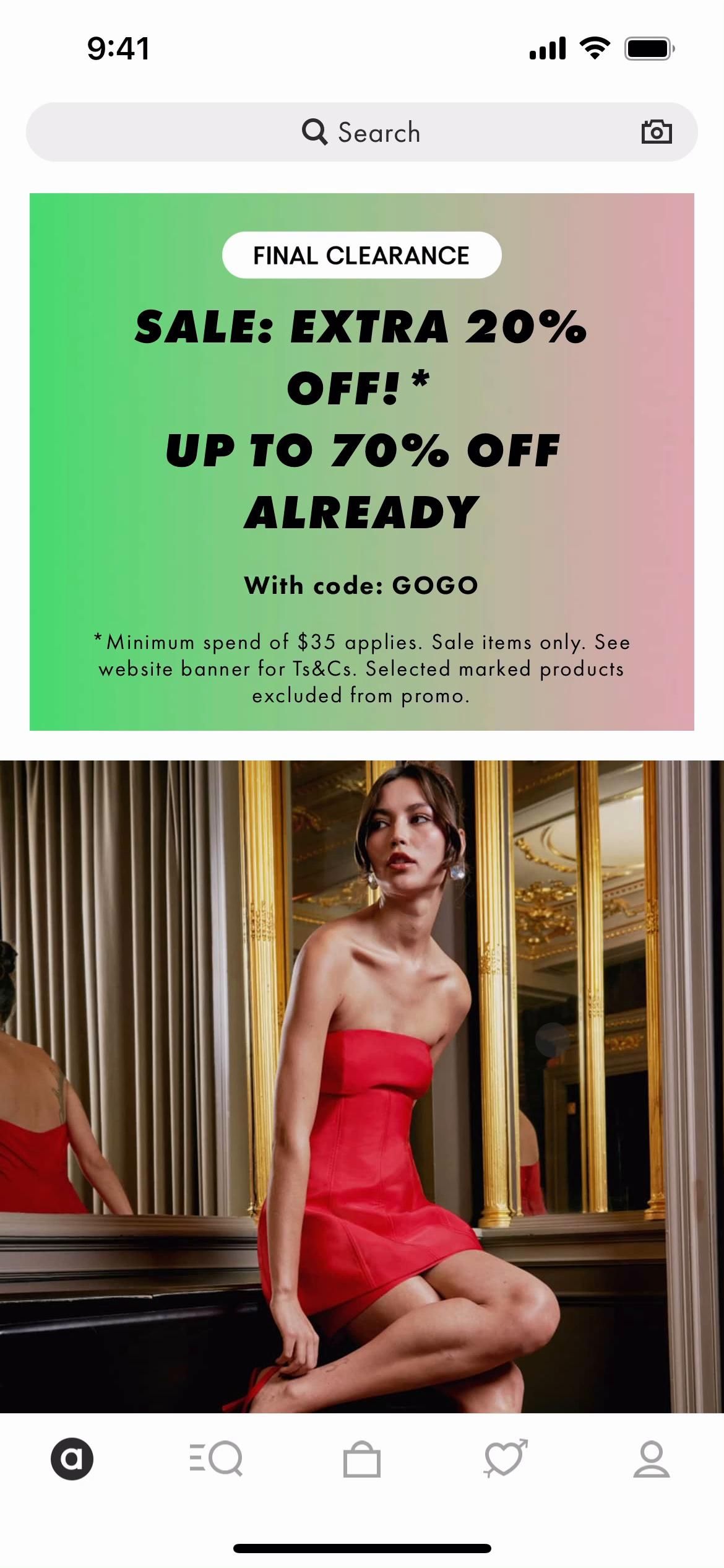 ASOS screenshot