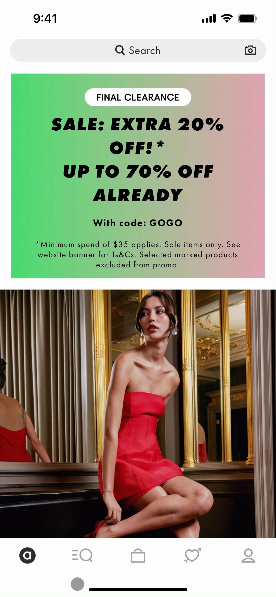 ASOS screenshot