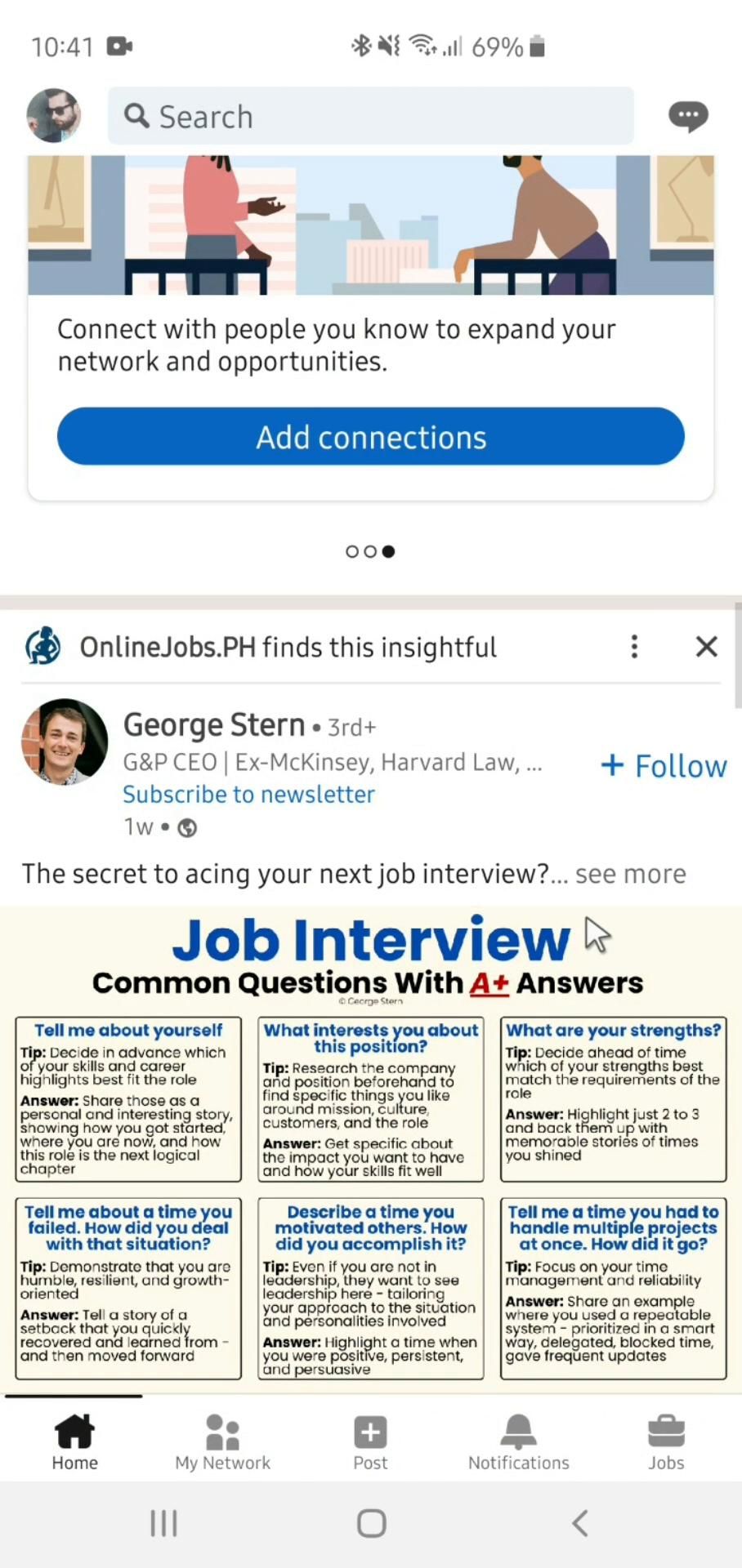 Saving on LinkedIn video thumbnail
