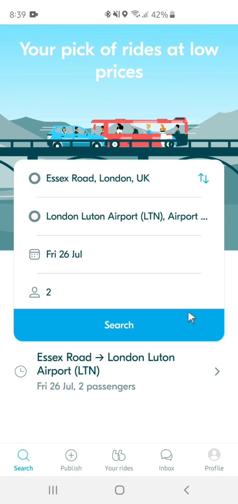 BlaBlaCar screenshot