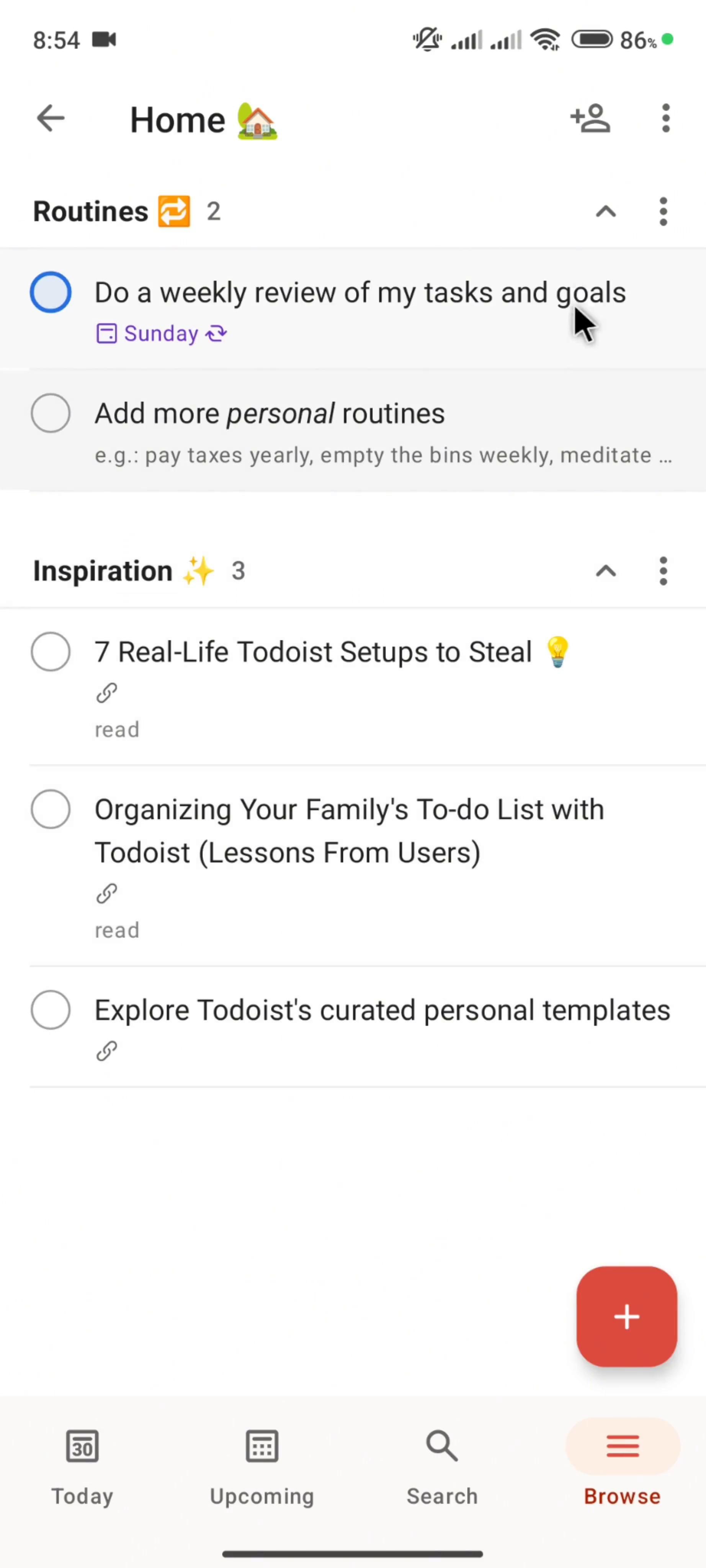 Inviting people on Todoist video thumbnail