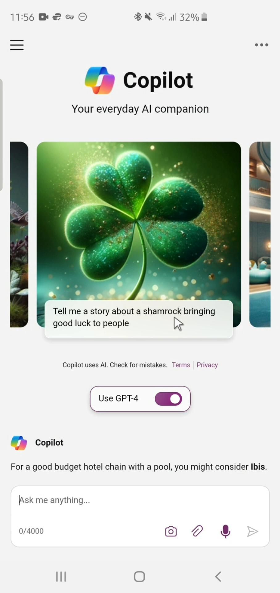 Microsoft Copilot screenshot