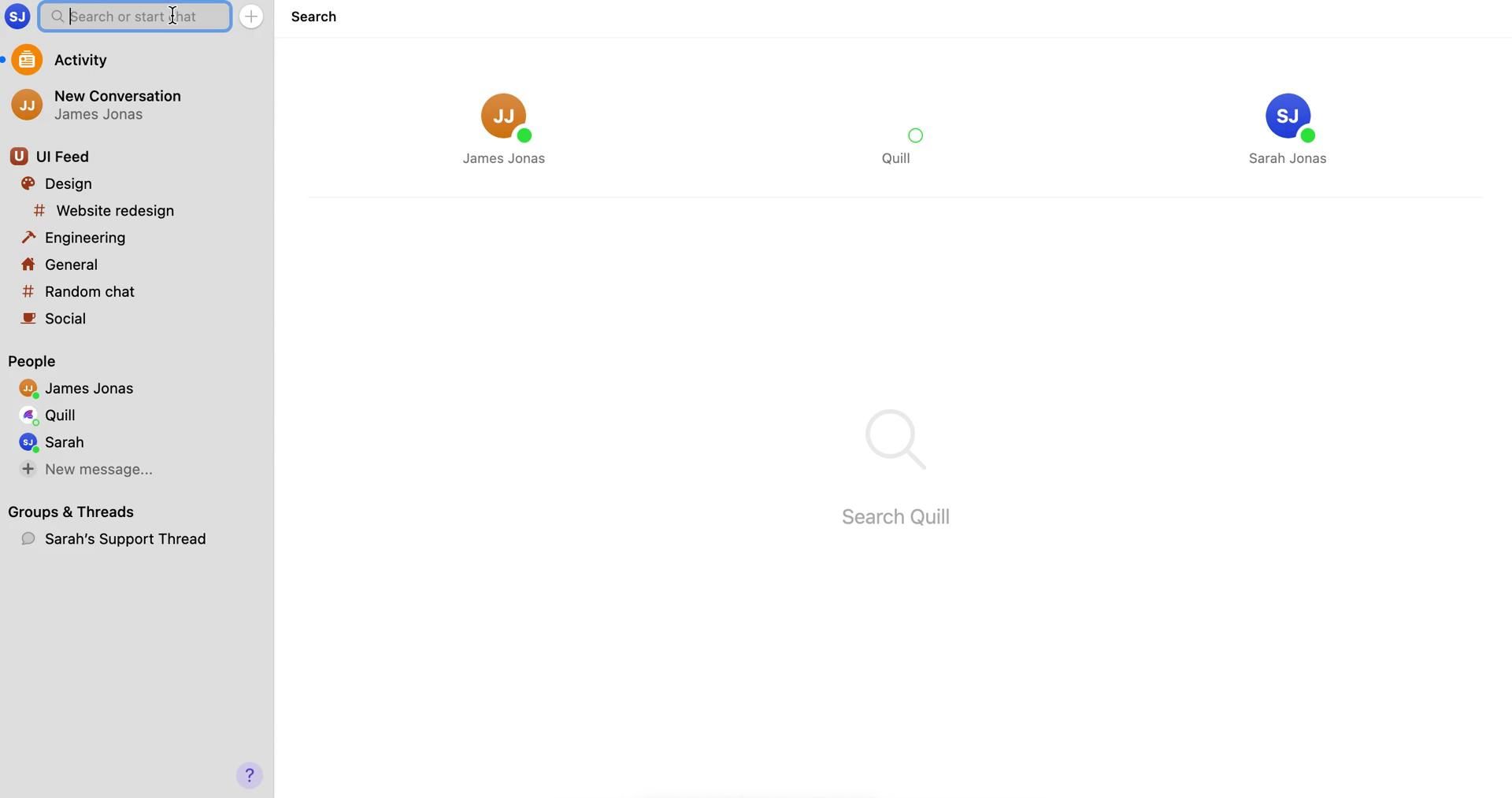 Quill screenshot