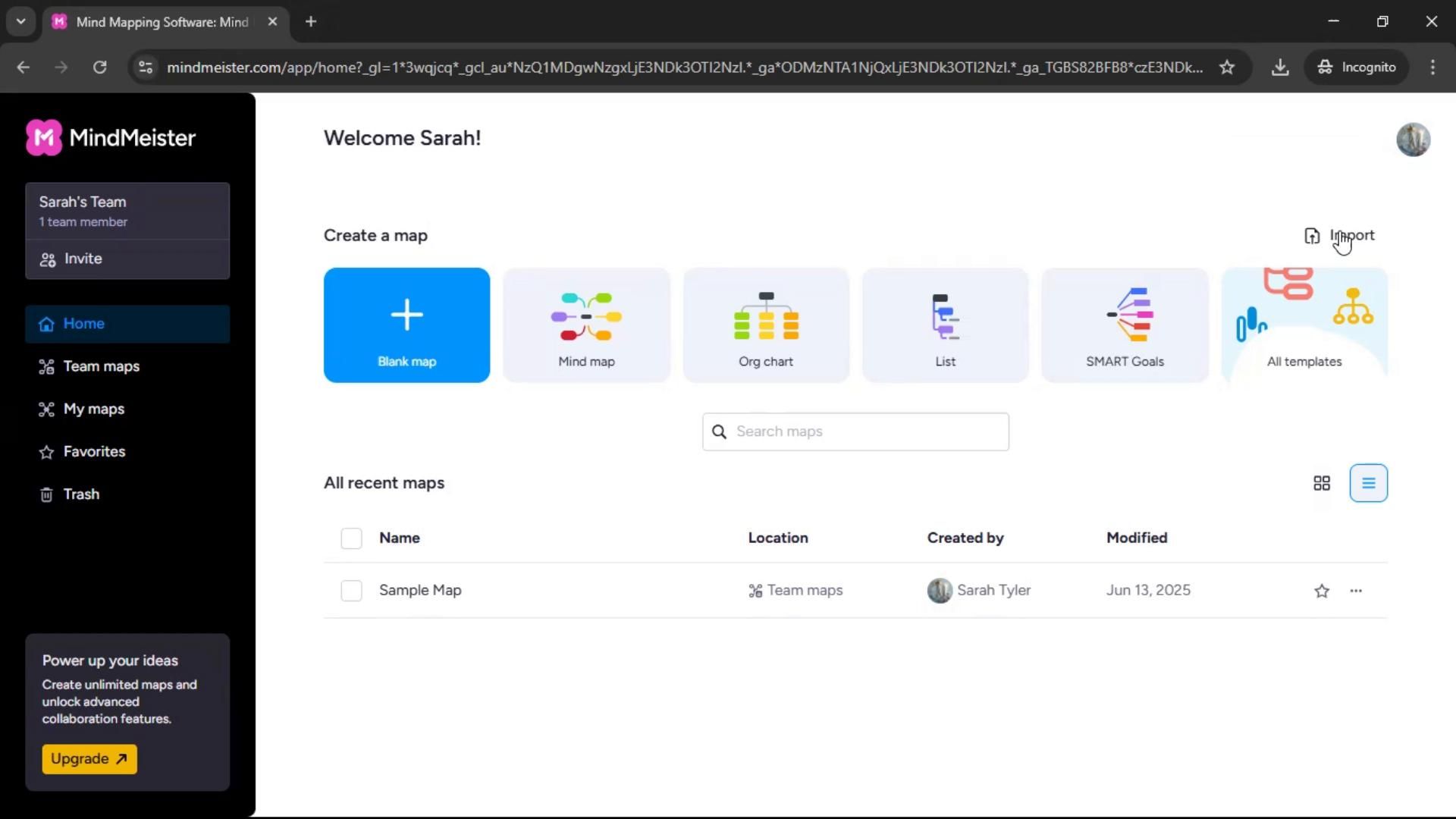 Importing data on MindMeister video thumbnail