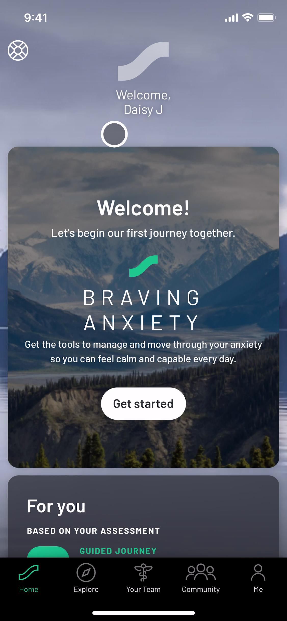 Sanvello screenshot