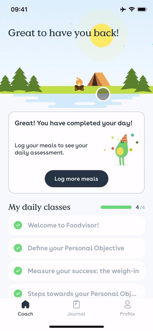 Foodvisor screenshot