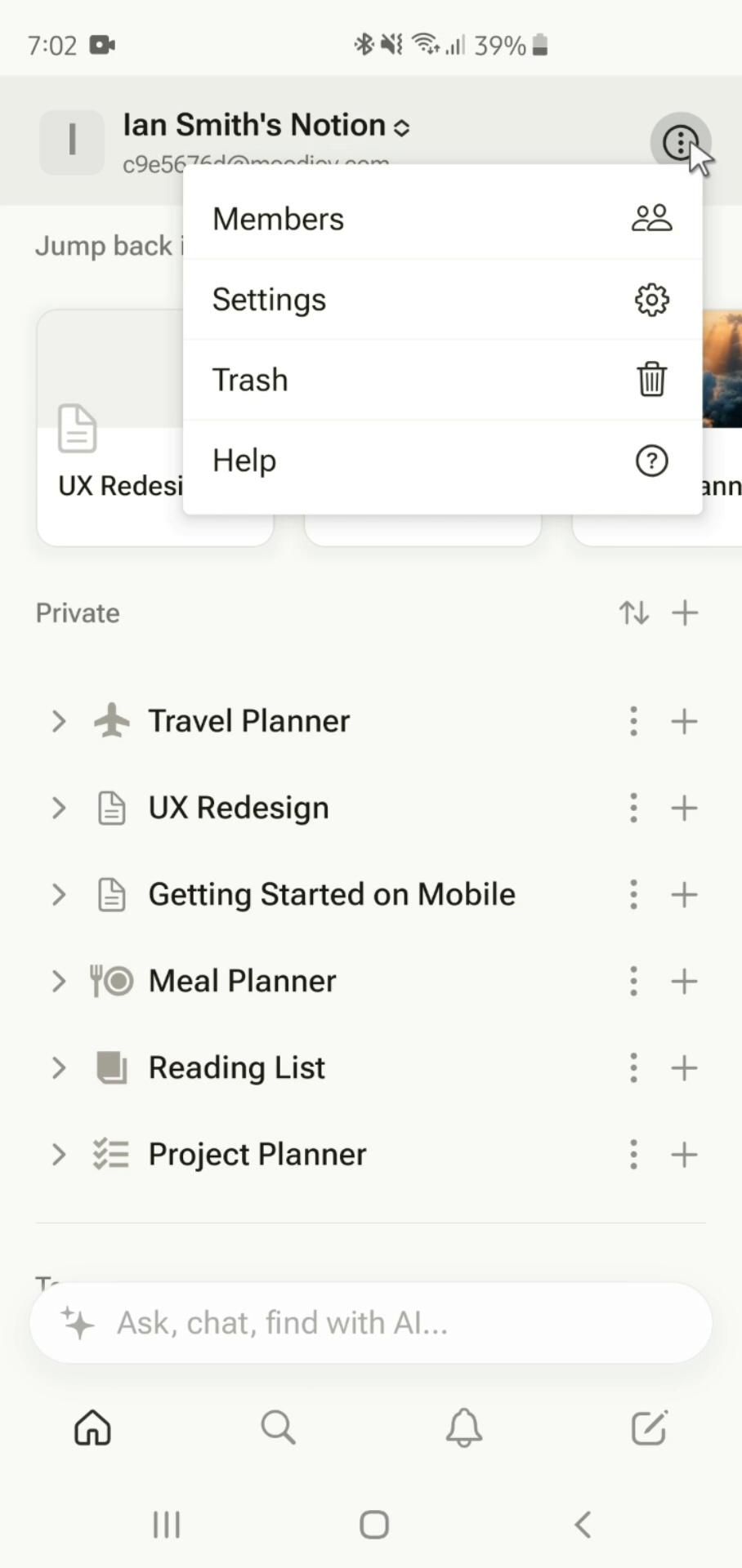 Notion screenshot