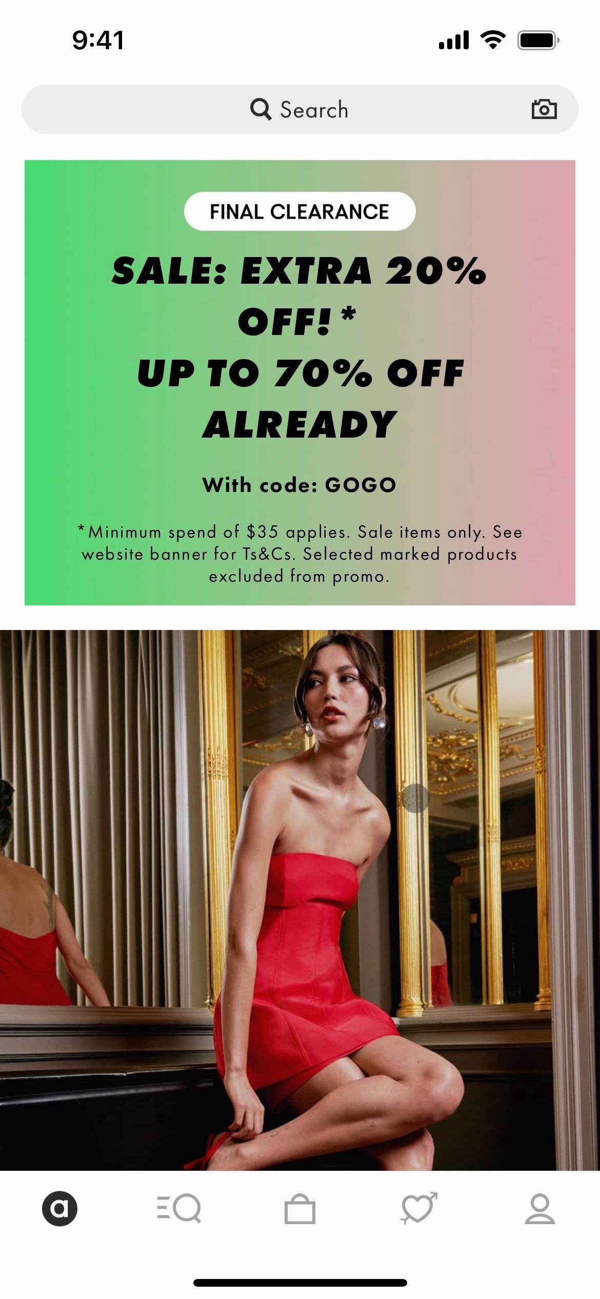 ASOS screenshot