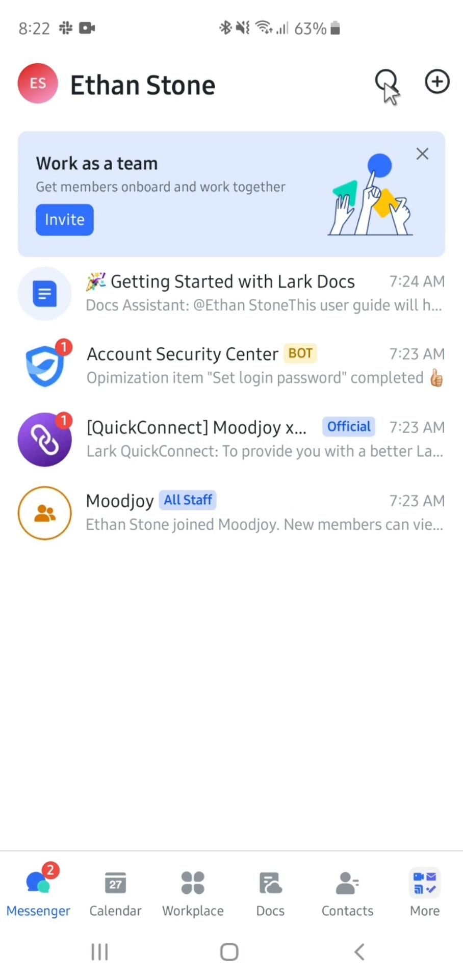 Lark screenshot