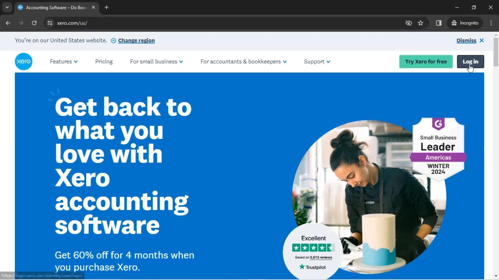 Logging in on Xero video thumbnail
